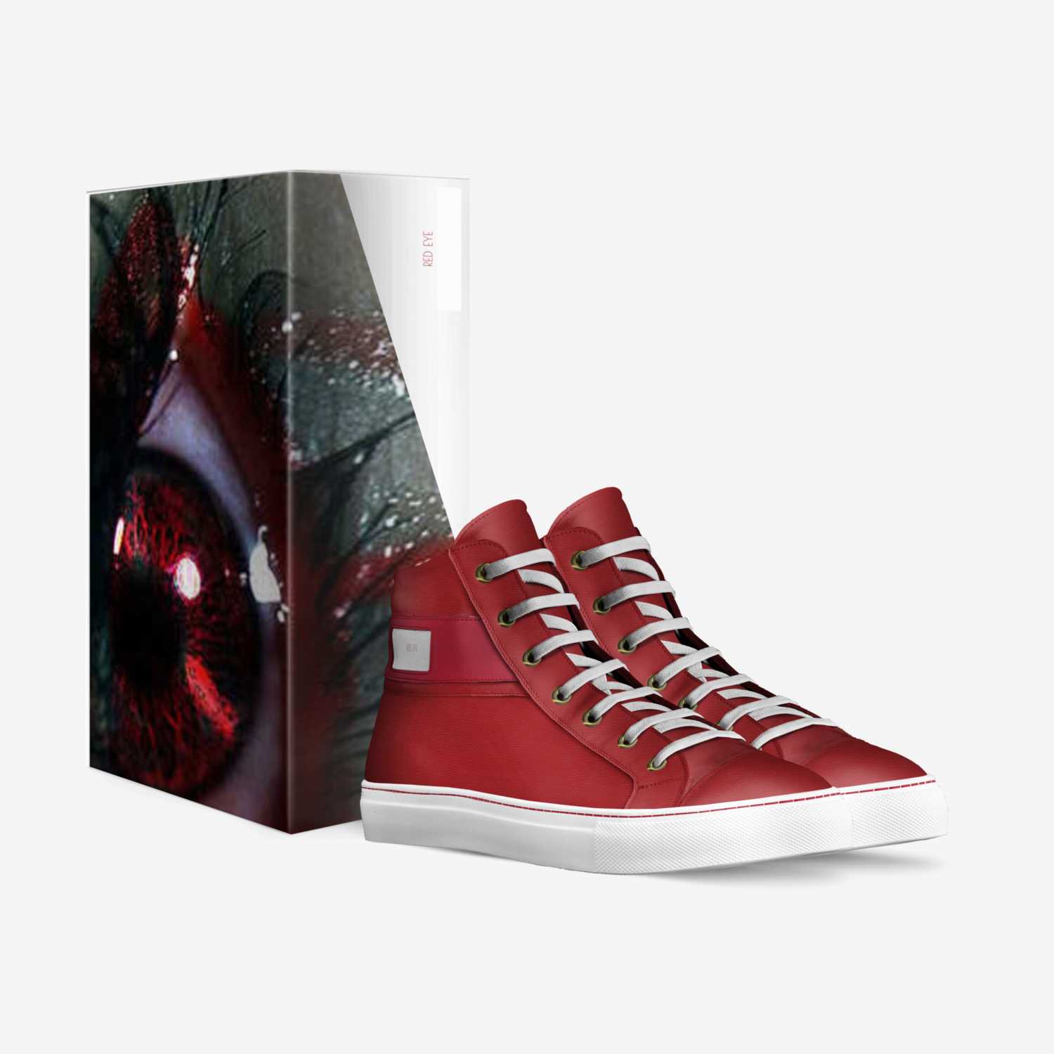 Red Eye custom made in Italy shoes by Shel-aliyah Higgs | Box view
