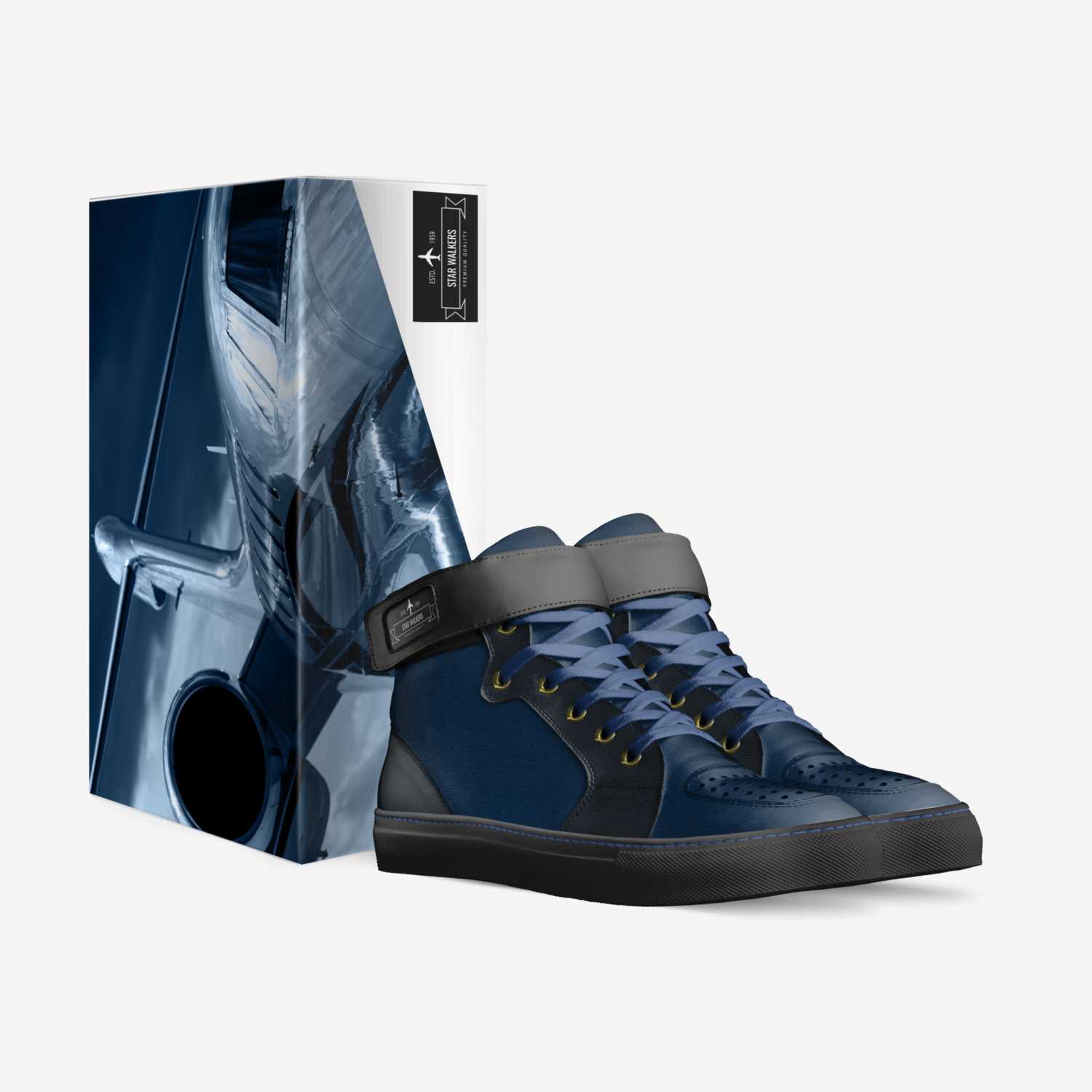 Star walkers custom made in Italy shoes by Jakob Greer | Box view