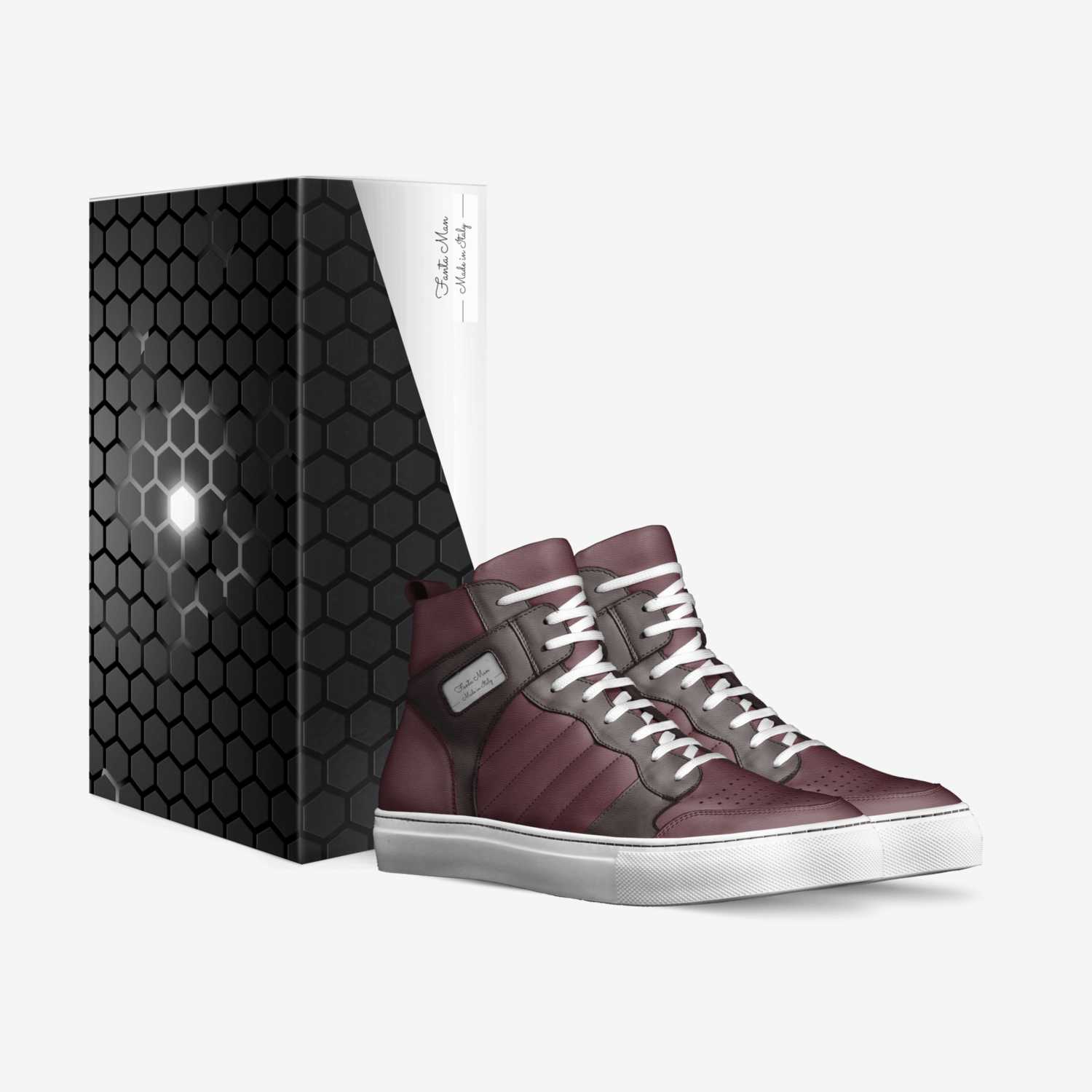 Fanta Man custom made in Italy shoes by London Williams | Box view