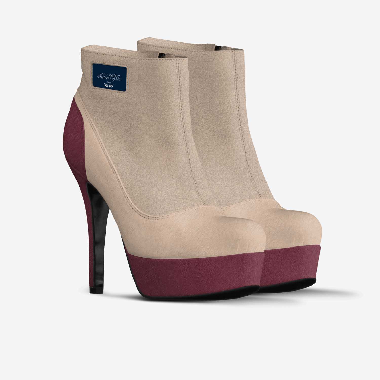 M.X.S.J.B. custom made in Italy shoes by Stephanie Gikonyo | Double view