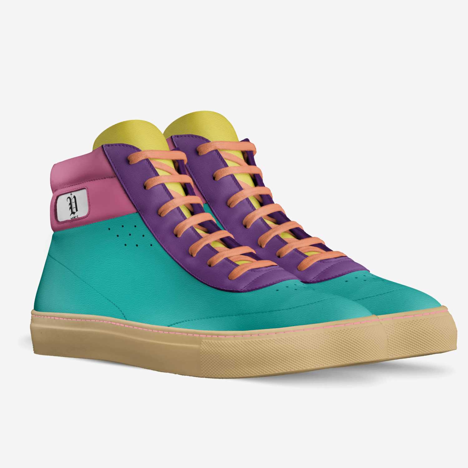 Vics easter custom made in Italy shoes by Brayden Murphy | Double view