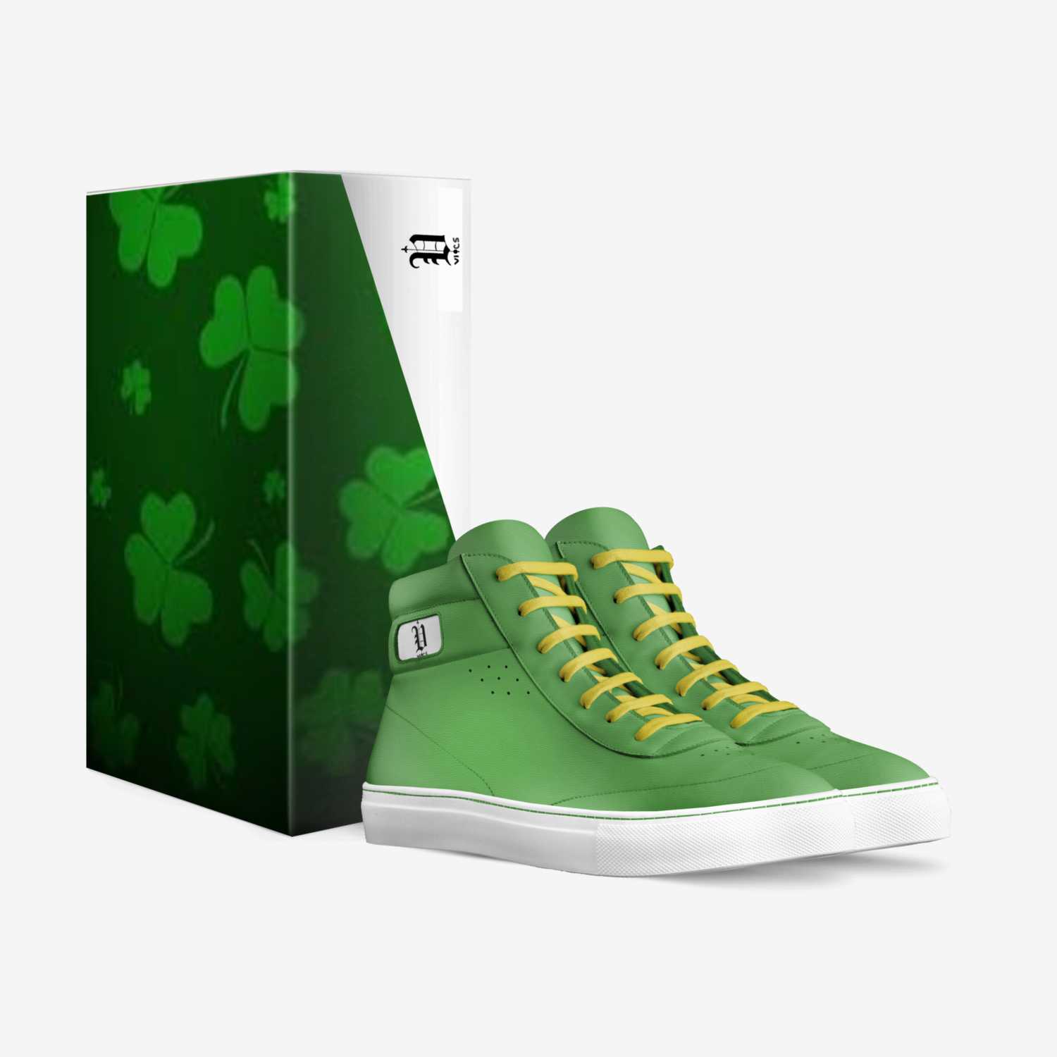 Vics saint patrick custom made in Italy shoes by Brayden Murphy | Box view