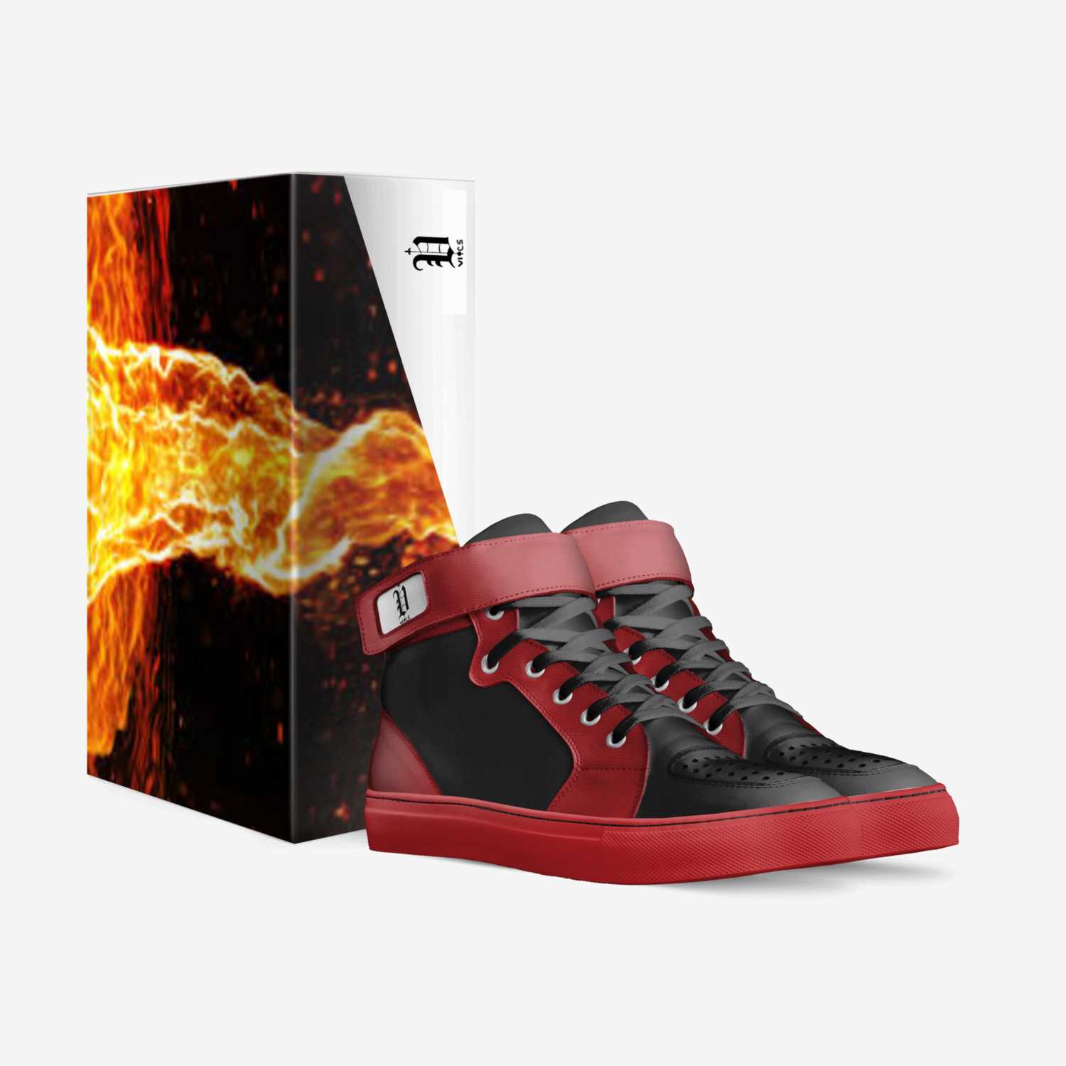 Vics tornado custom made in Italy shoes by Brayden Murphy | Box view
