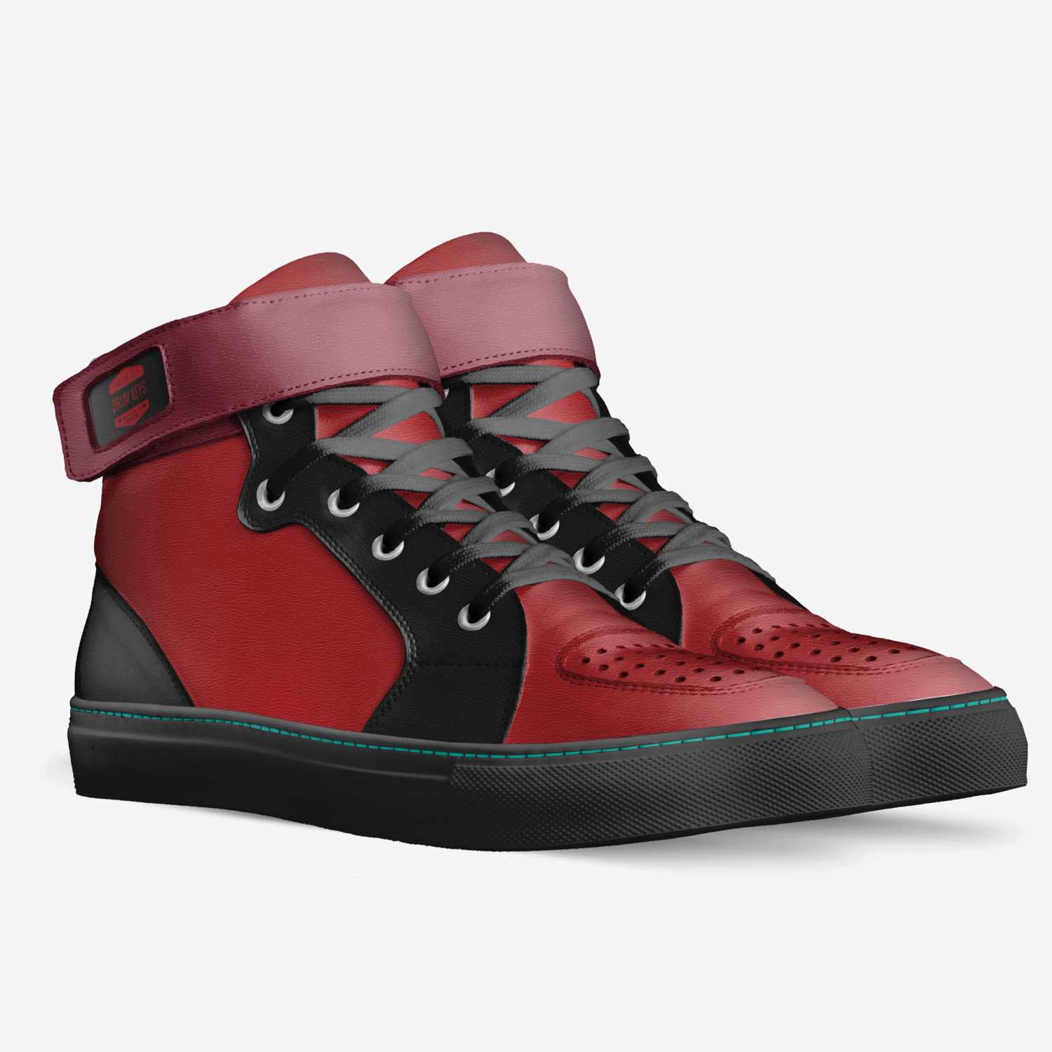Drum Keys custom made in Italy shoes by Marquise Keys | Double view