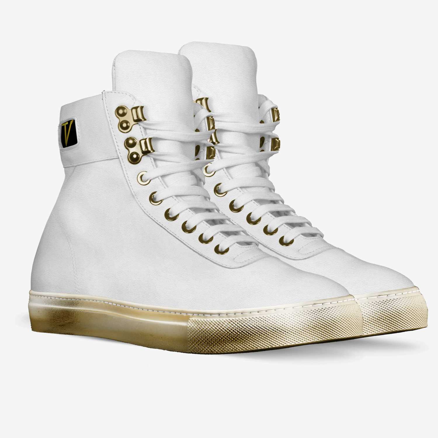 Maxed out custom made in Italy shoes by Lamont Sanders | Double view