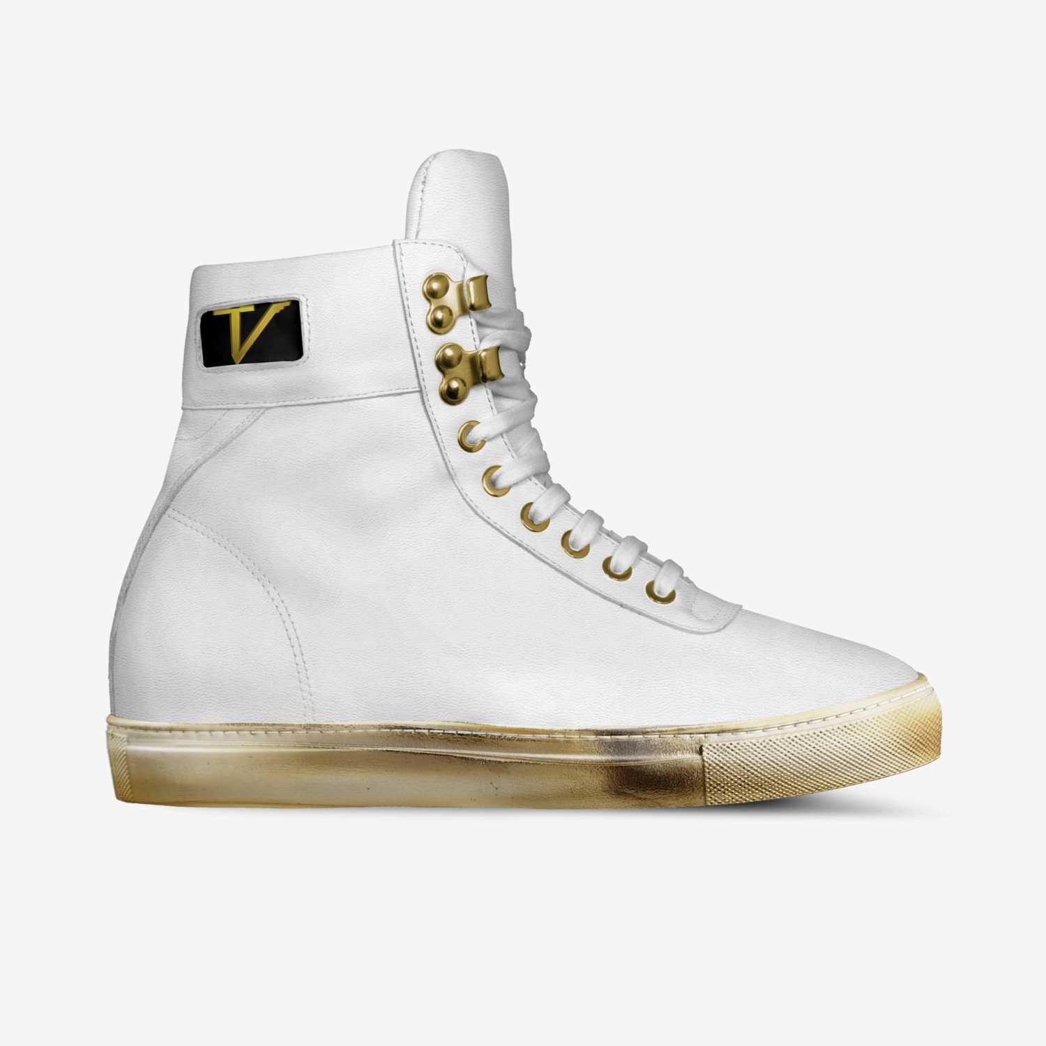 Maxed out custom made in Italy shoes by Lamont Sanders | Side view