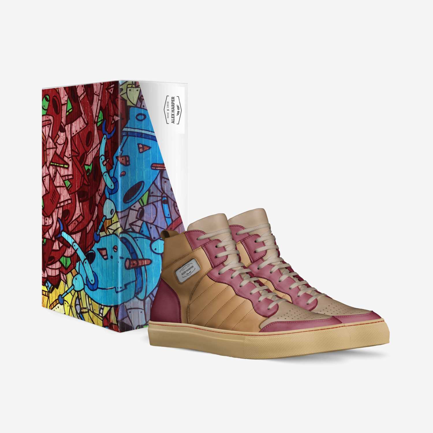 Galaxy Flights custom made in Italy shoes by Alex Harper | Box view
