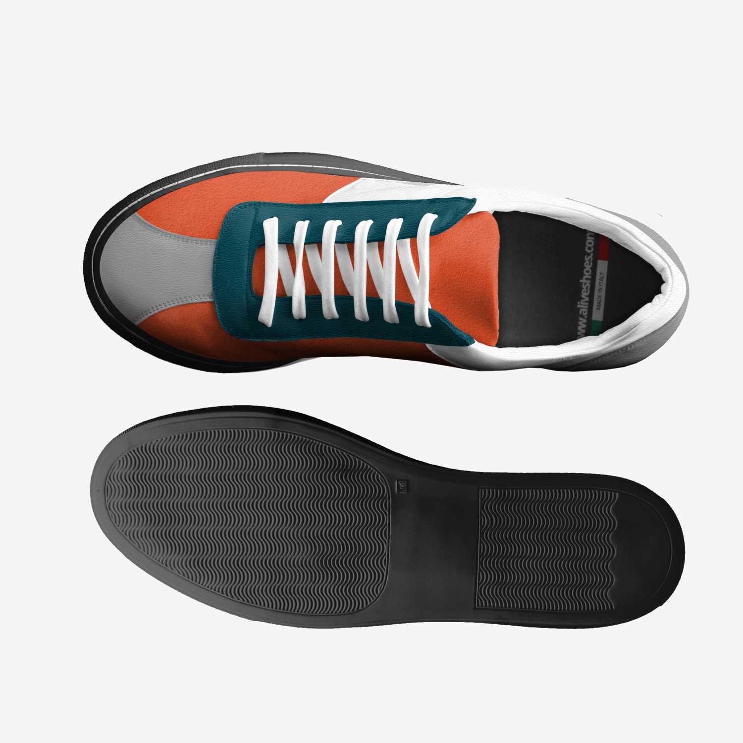 MHA custom made in Italy shoes by Zawn Kostein | Top view