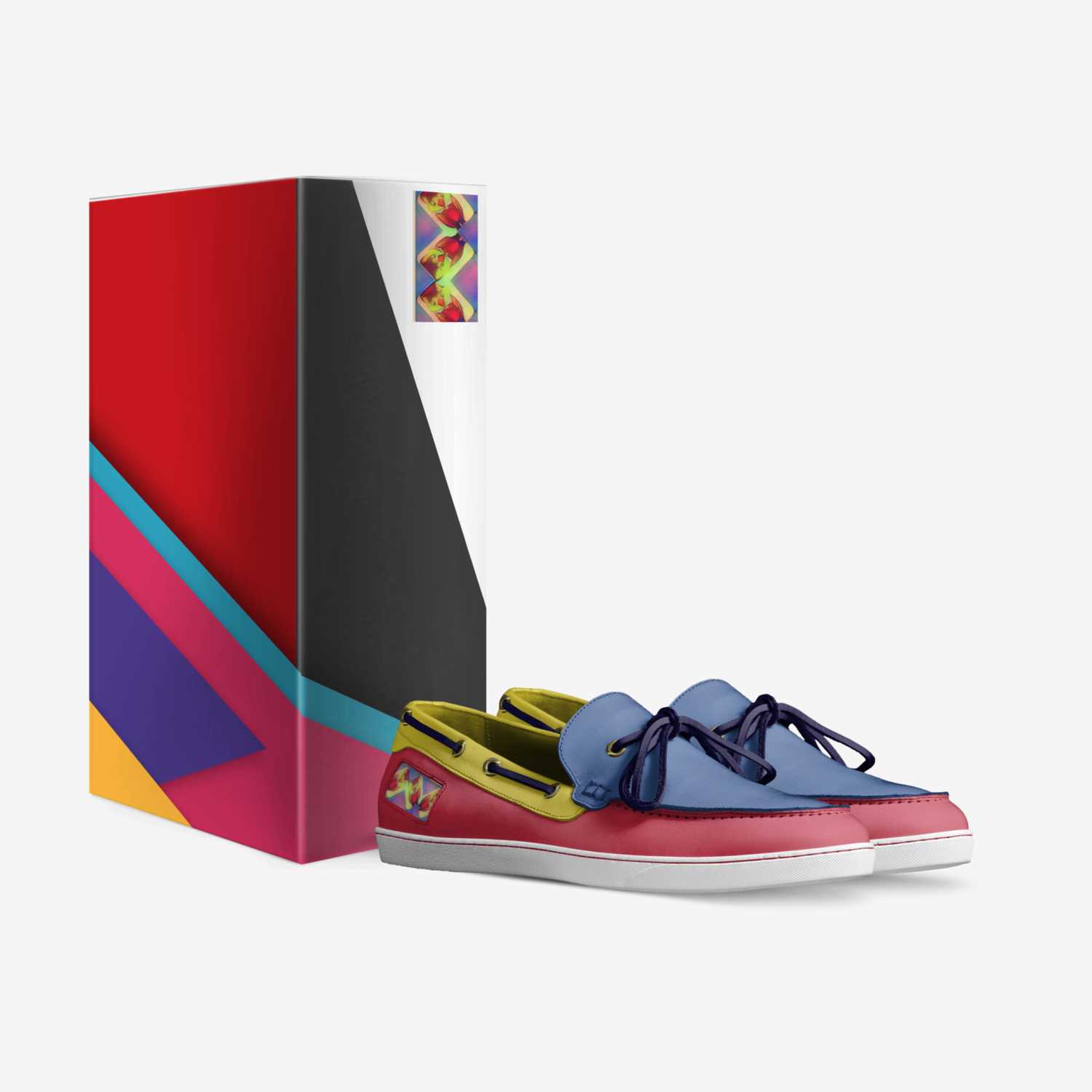 Duck boy custom made in Italy shoes by Janice Davis | Box view