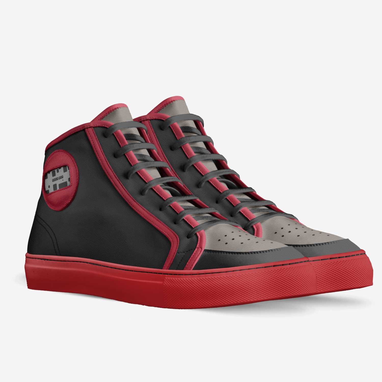 Duck boy custom made in Italy shoes by Janice Davis | Double view