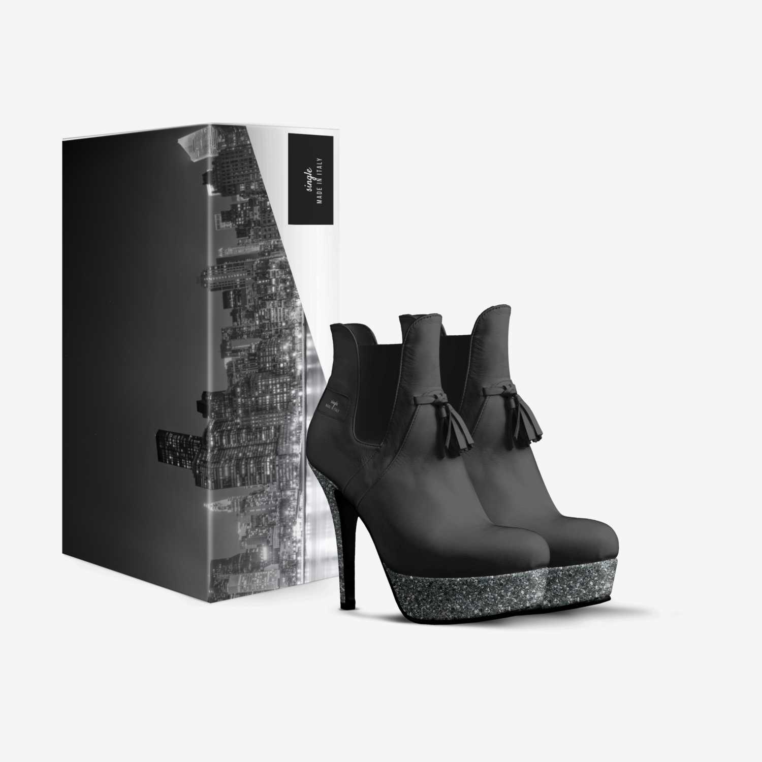 single custom made in Italy shoes by Moffatt Gordon | Box view