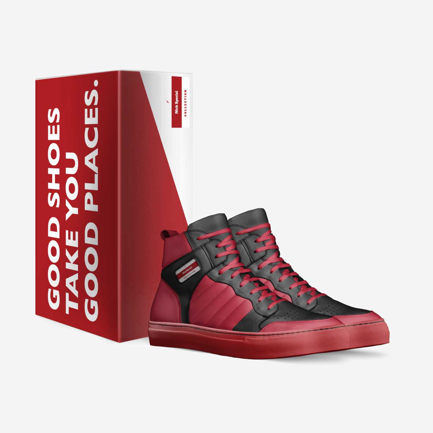 Nick special custom made in Italy shoes by Gwen | Box view