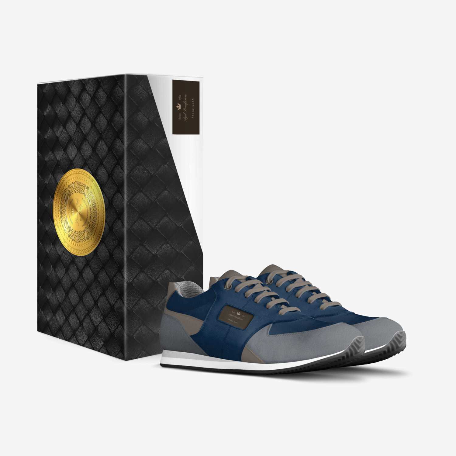 Azul Benificioso custom made in Italy shoes by Brandon Scott Crawford | Box view