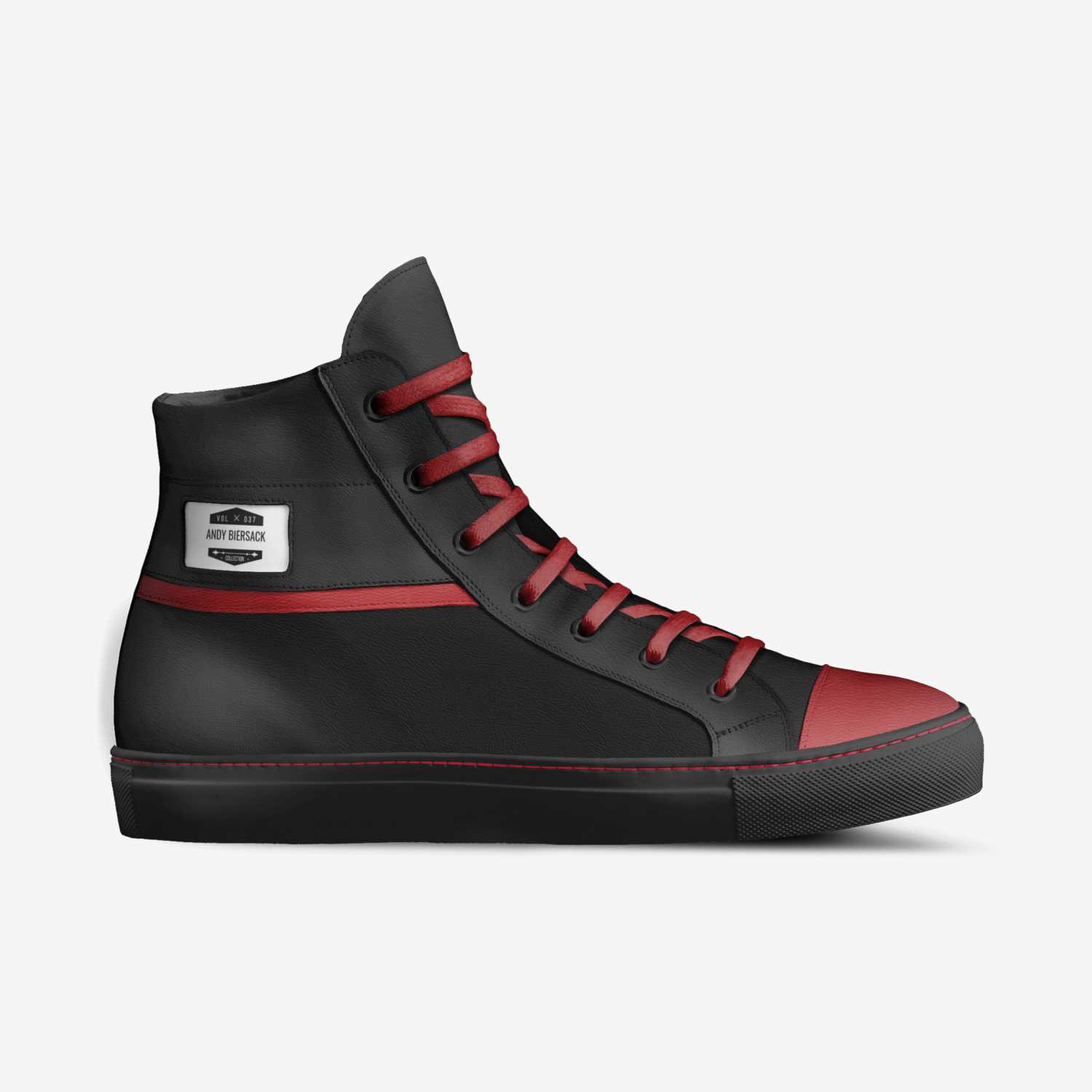 Andy Biersack custom made in Italy shoes by Nathan | Side view