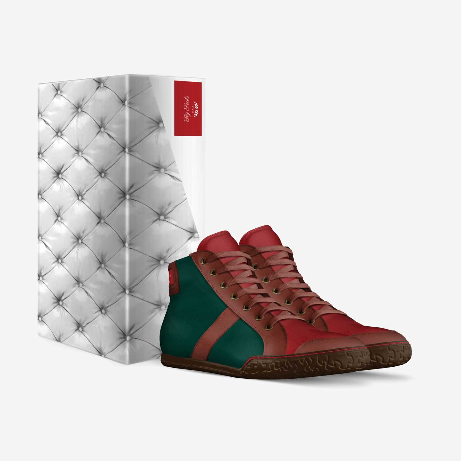 Fly Souls custom made in Italy shoes by Lanceing Holmes | Box view