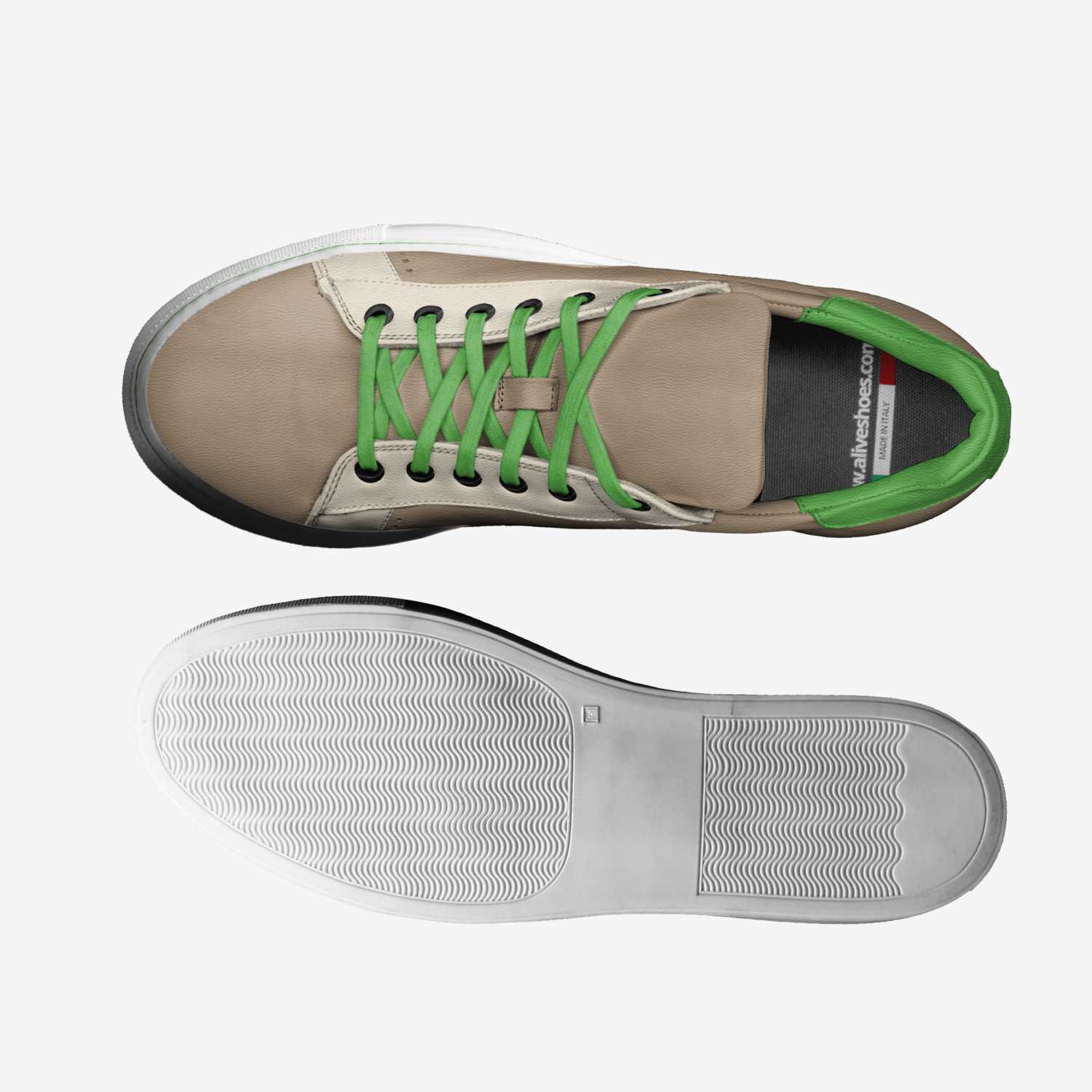 ds custom made in Italy shoes by Deena Farghal | Top view