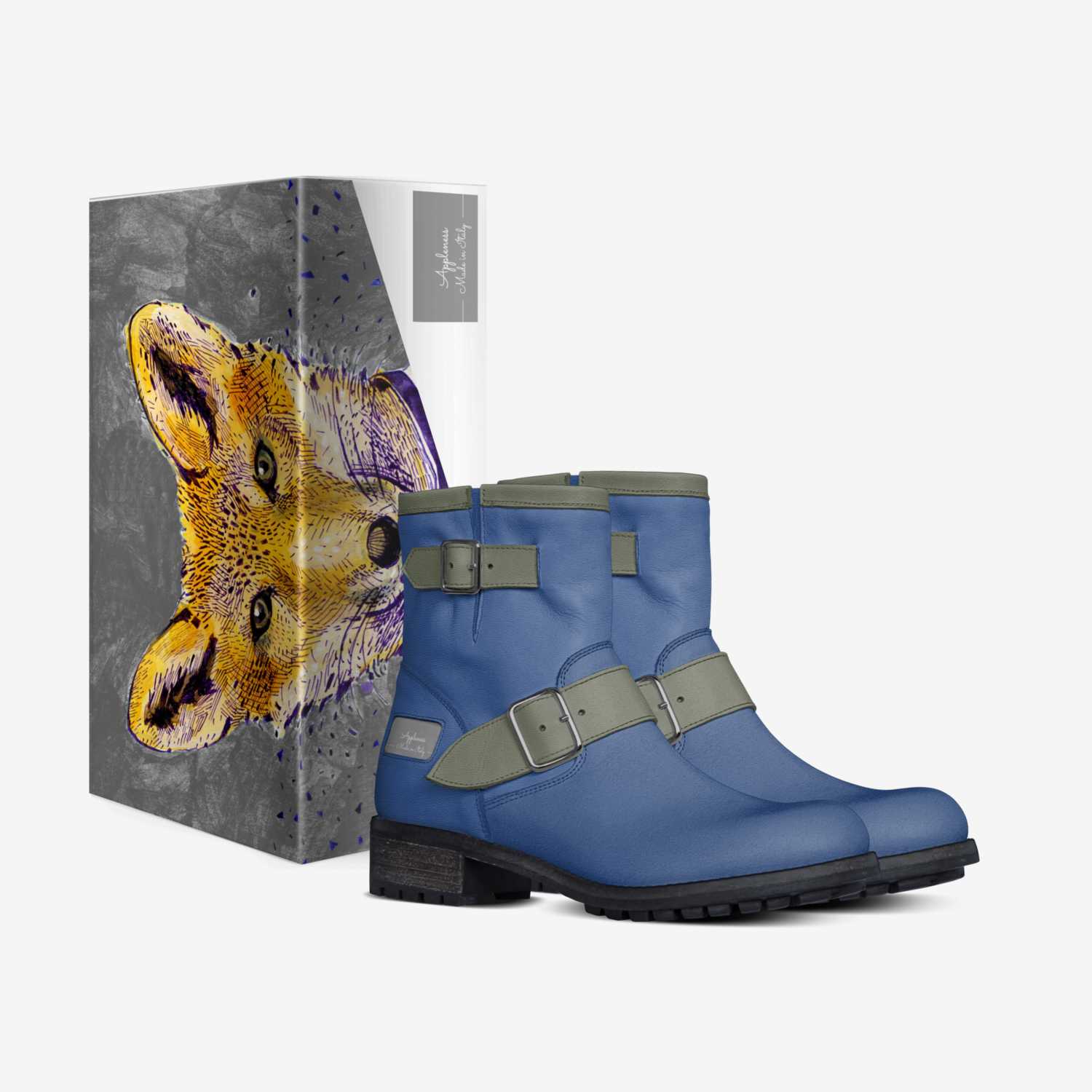 Appleness custom made in Italy shoes by Janessa Jordan-rowell | Box view