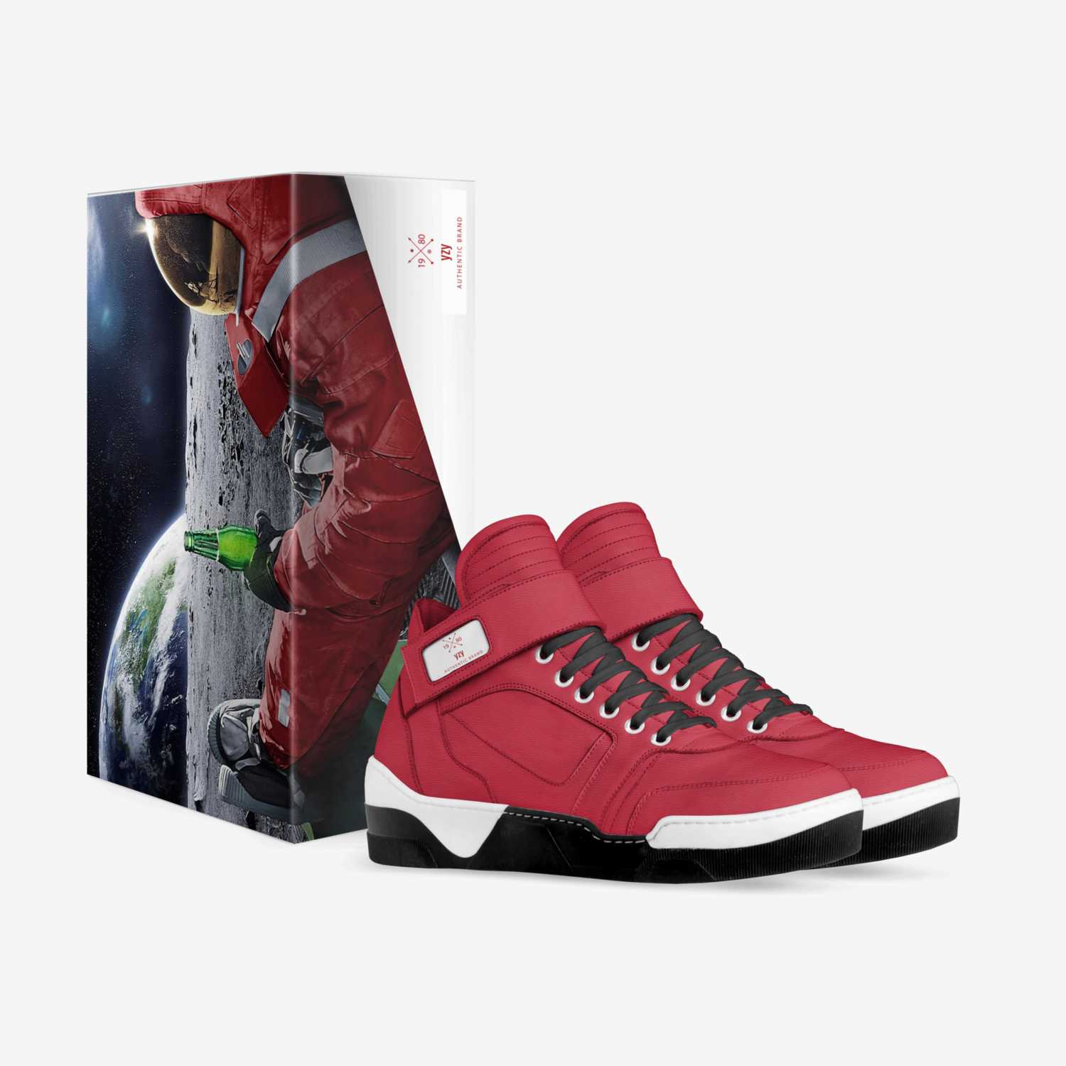 yzy 1050 custom made in Italy shoes by U Greg Kkk | Box view