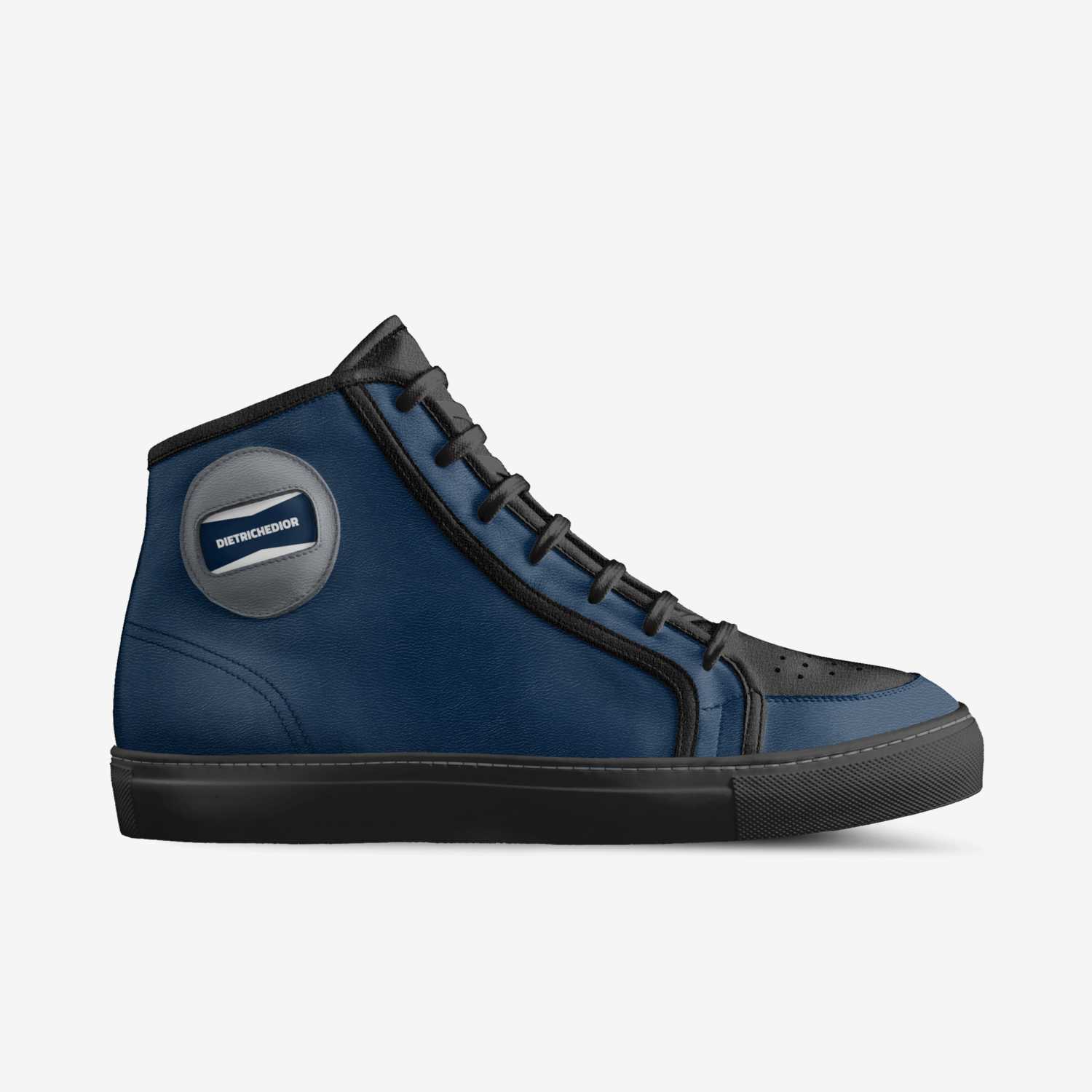 The Blue Shoe custom made in Italy shoes by Roderick Johnson | Side view
