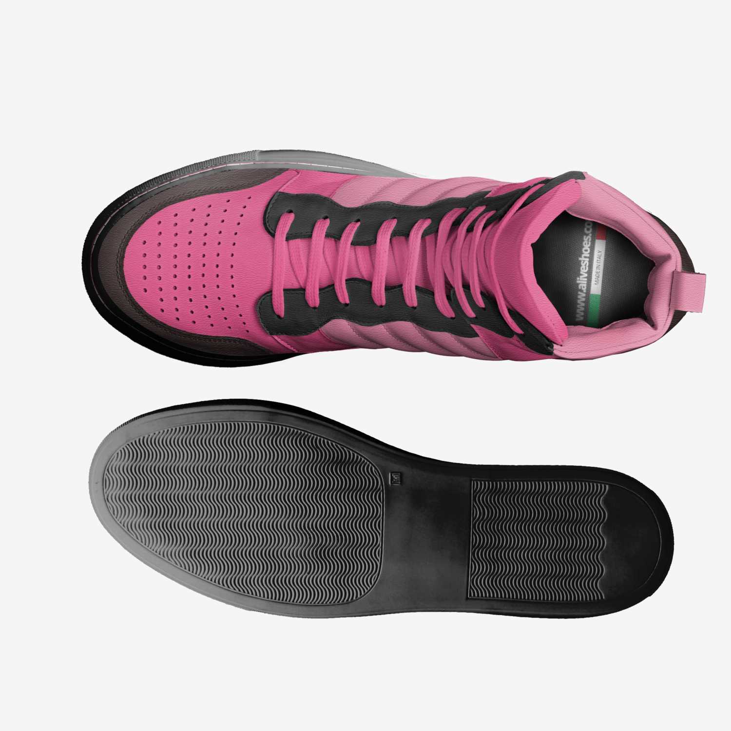 CheyChey custom made in Italy shoes by Destiney Smith | Top view