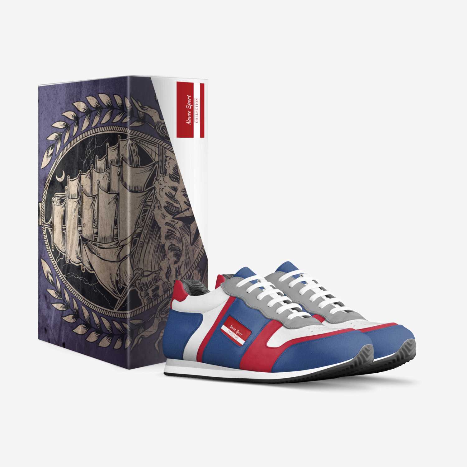 Navee custom made in Italy shoes by Erick Hannah | Box view