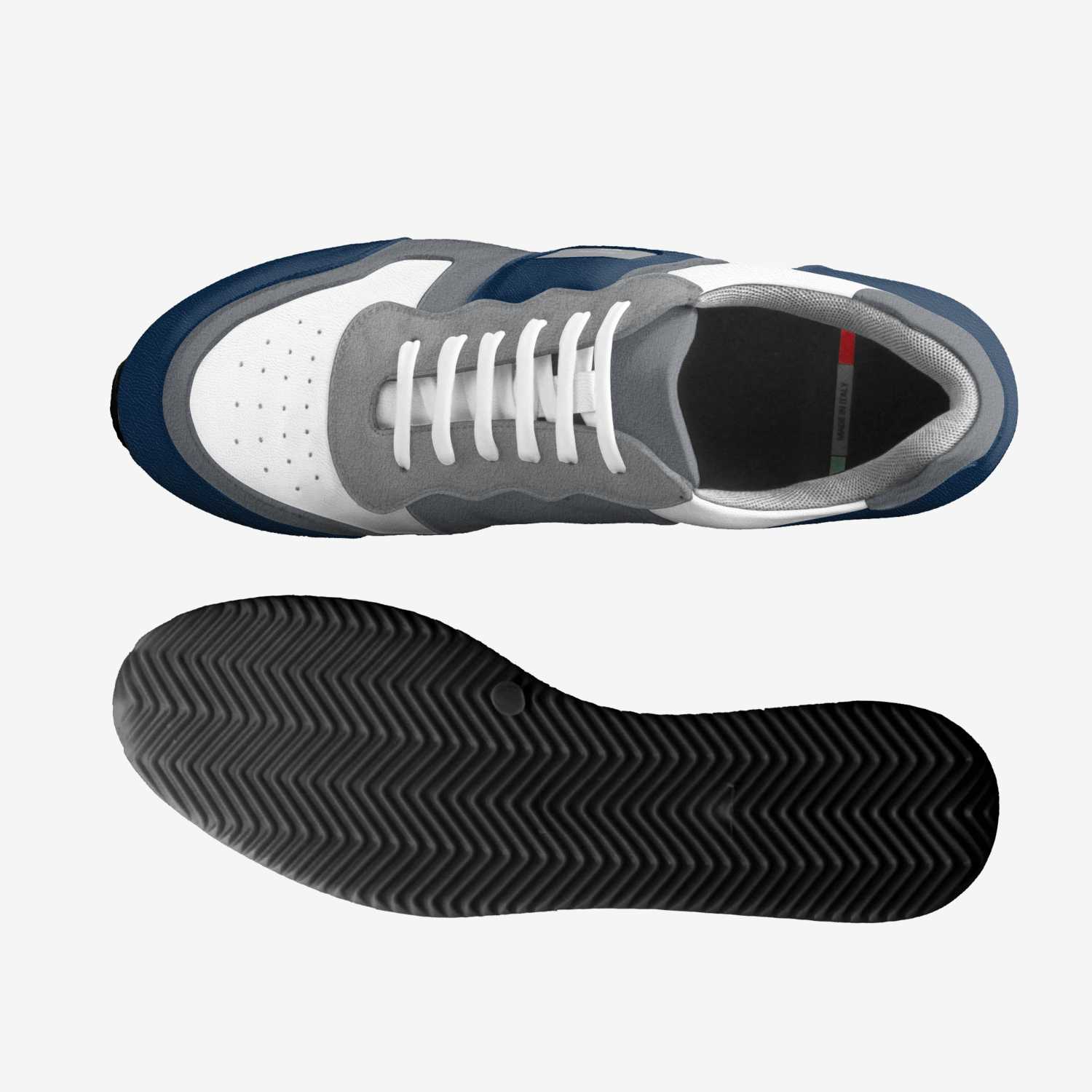Navee sport  custom made in Italy shoes by Erick Hannah | Top view
