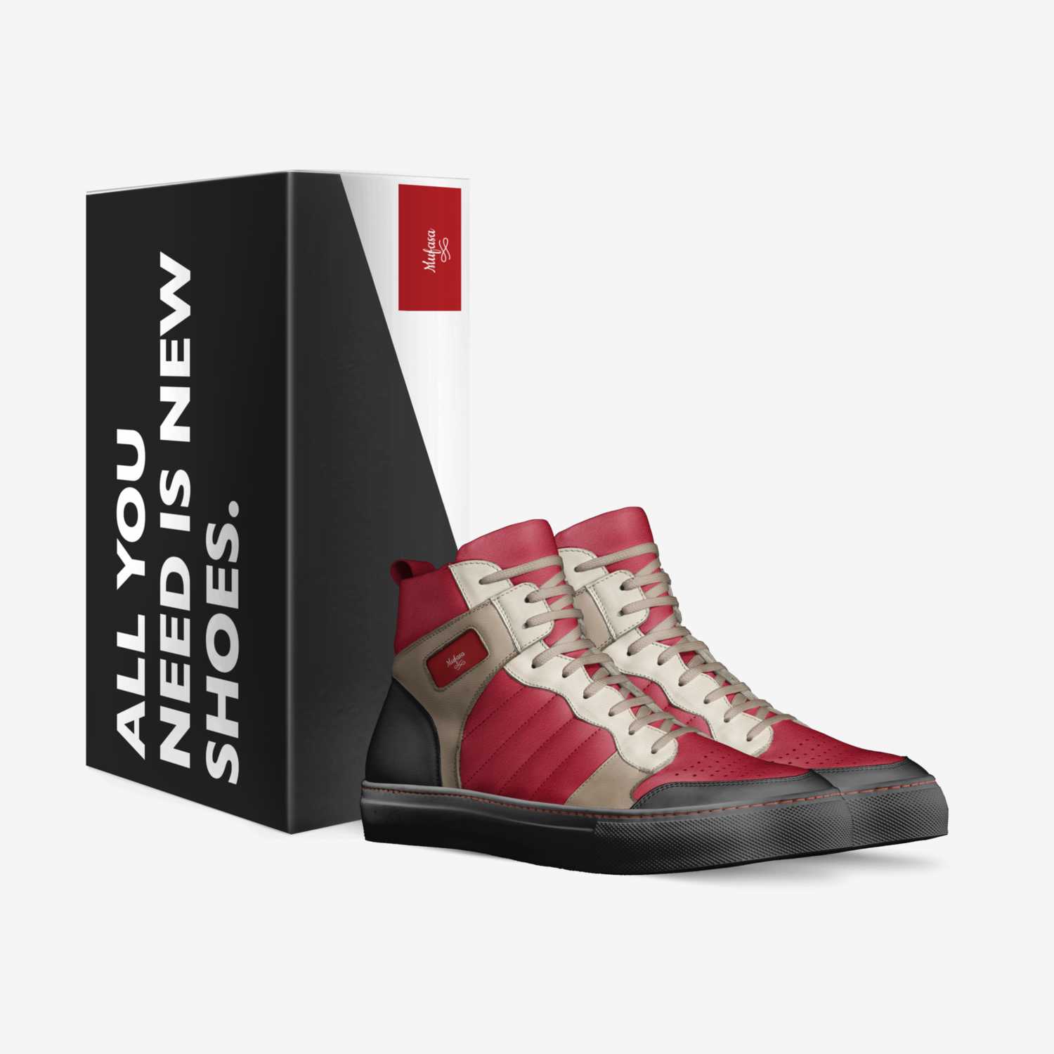 Mufasa  custom made in Italy shoes by Ashley Gonzalez | Box view