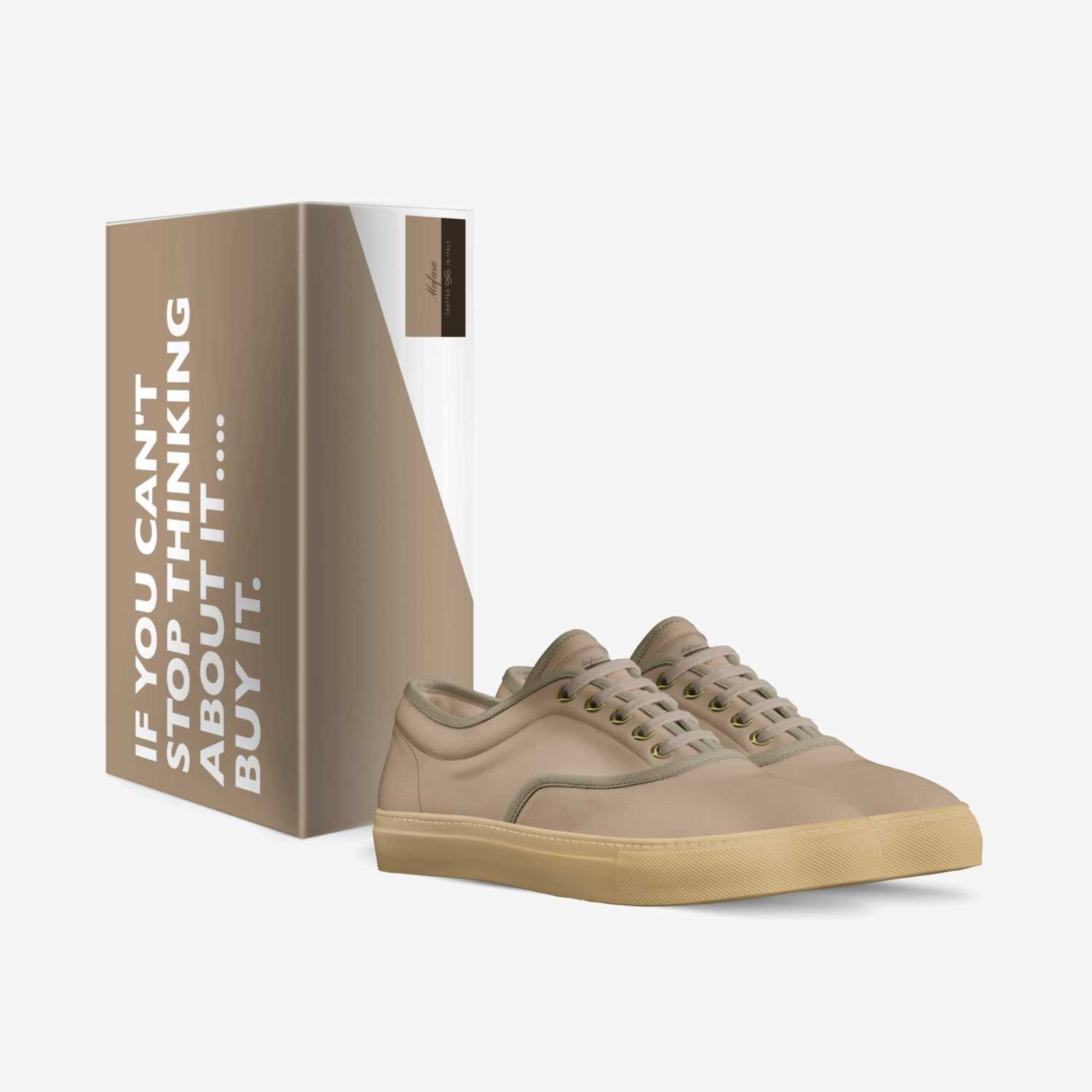 Mufasa  custom made in Italy shoes by Ashley Gonzalez | Box view