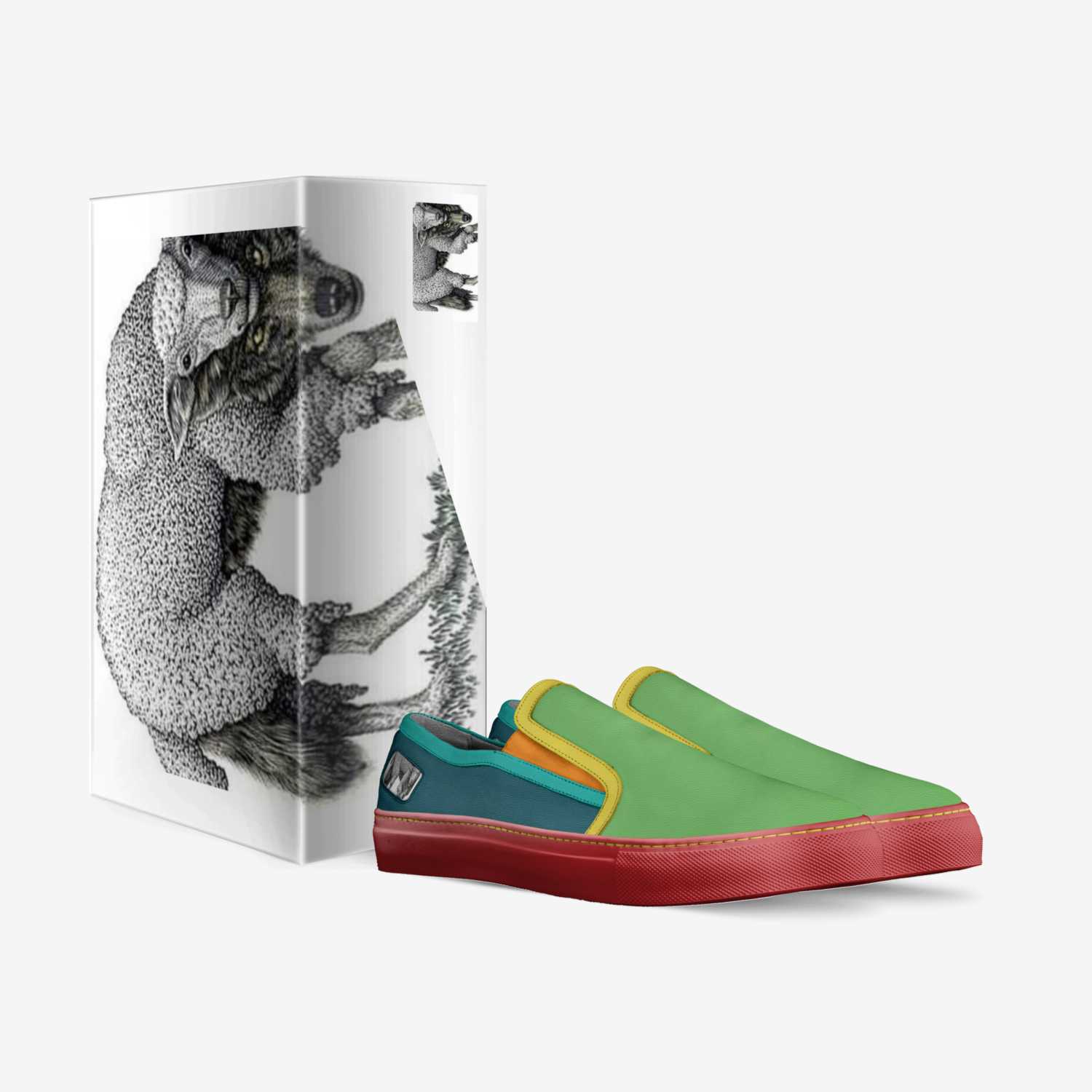 Turbo Maroon custom made in Italy shoes by Turbo Maroon | Box view