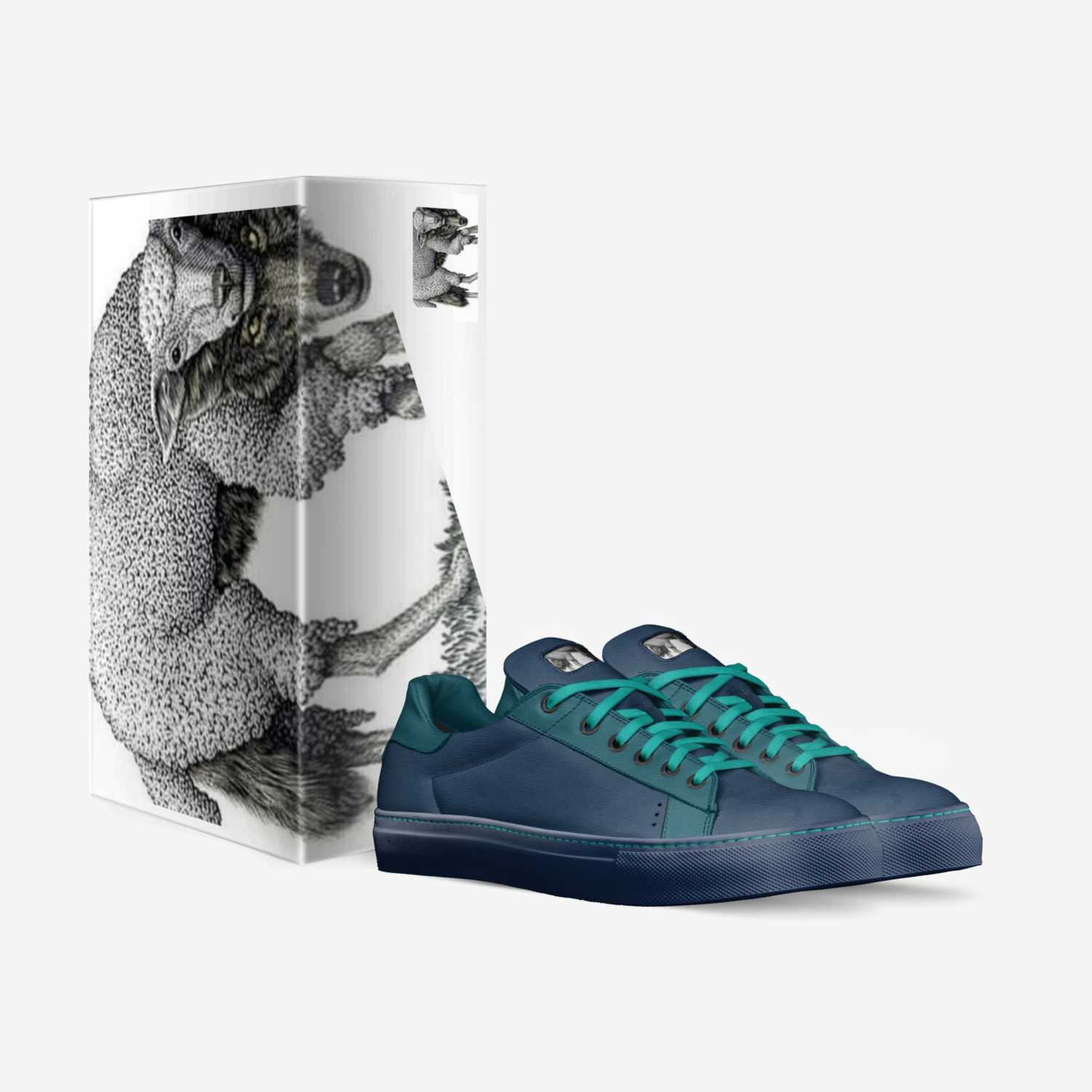 Yoobz 1.0  custom made in Italy shoes by Turbo Maroon | Box view