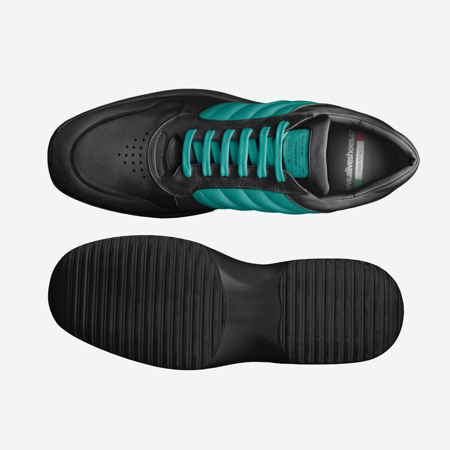 YIKES custom made in Italy shoes by Yikesjimmie | Top view