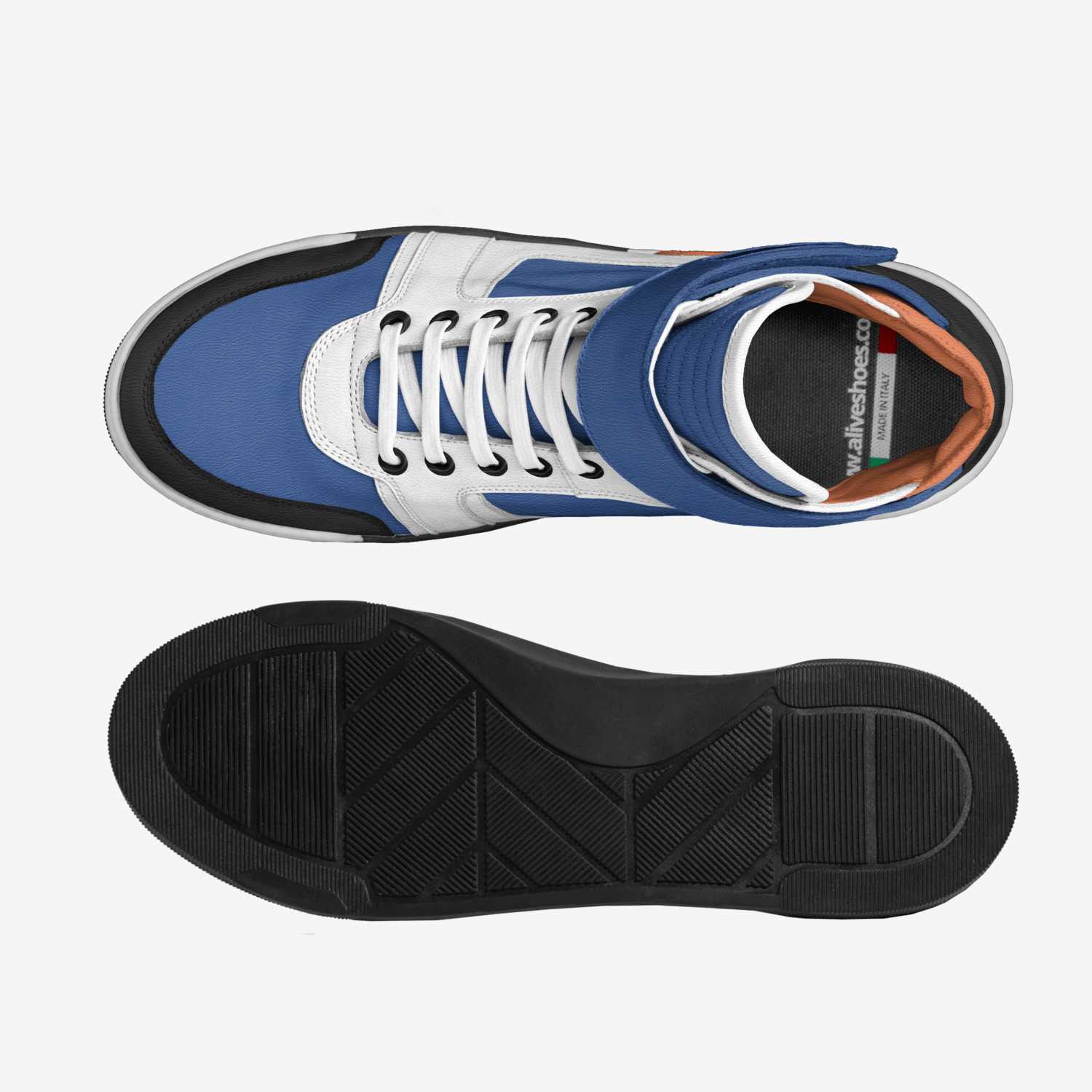 Waves custom made in Italy shoes by Jay | Top view