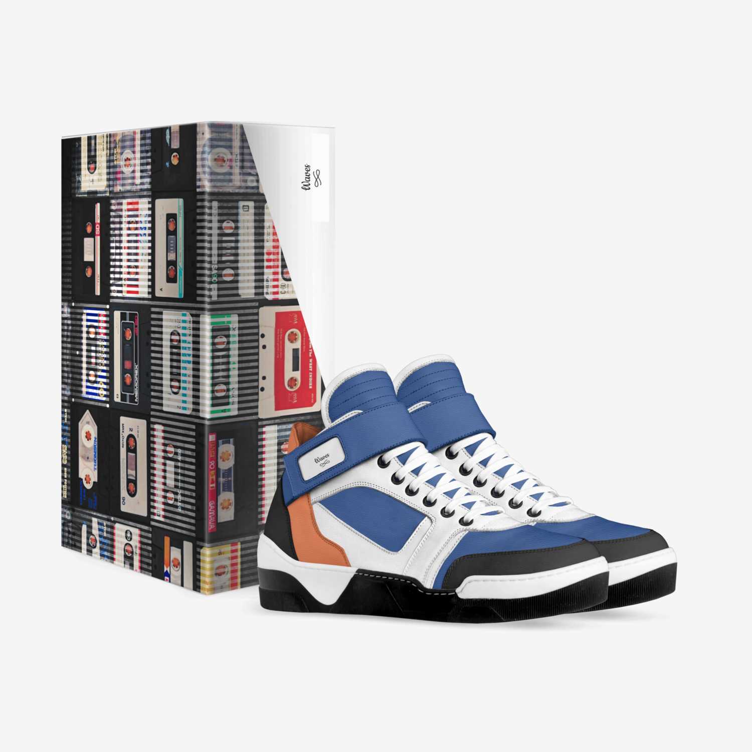 Waves custom made in Italy shoes by Jay | Box view