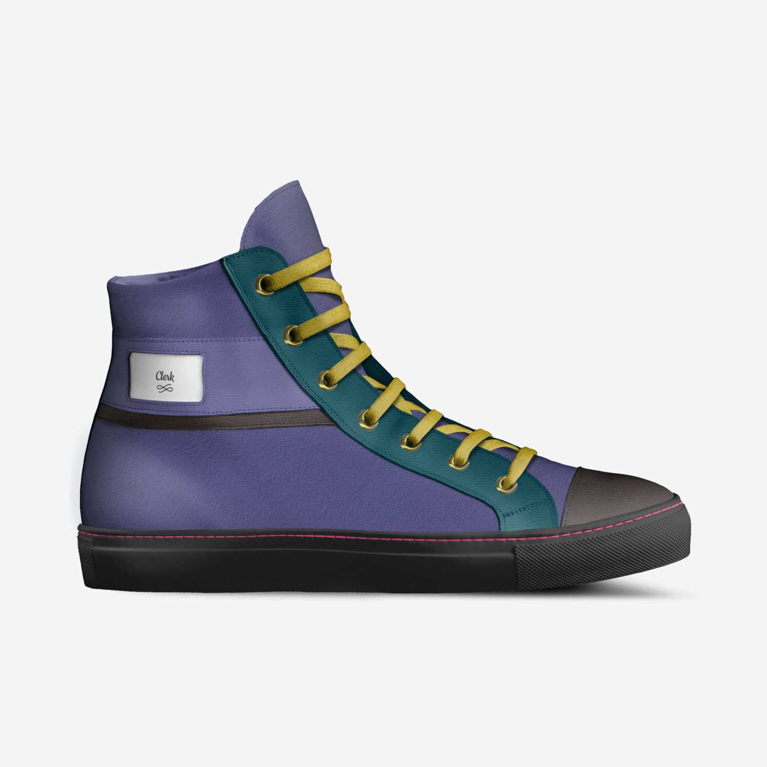 Clerk custom made in Italy shoes by Johnny Deklerk | Side view