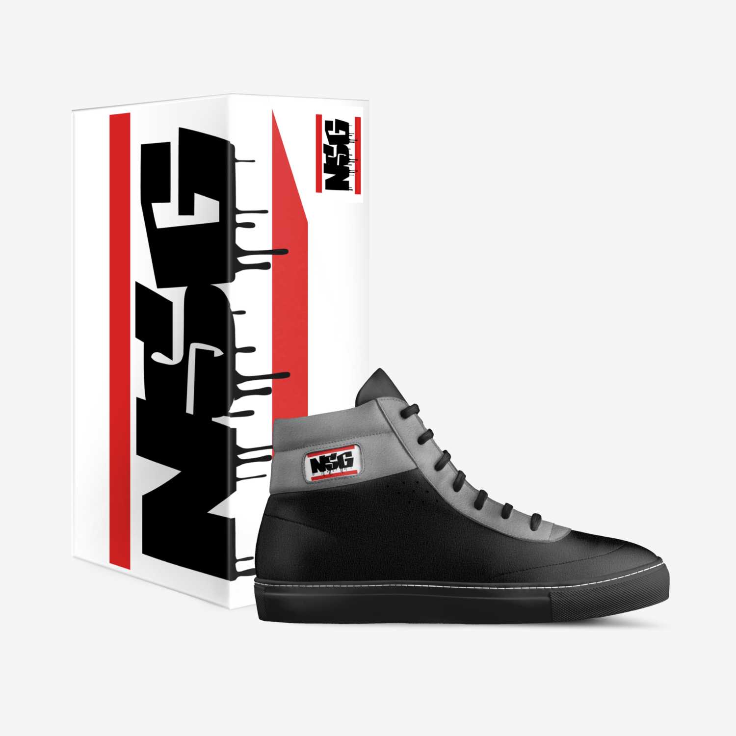 NSG custom made in Italy shoes by Jay Lowkey | Box view