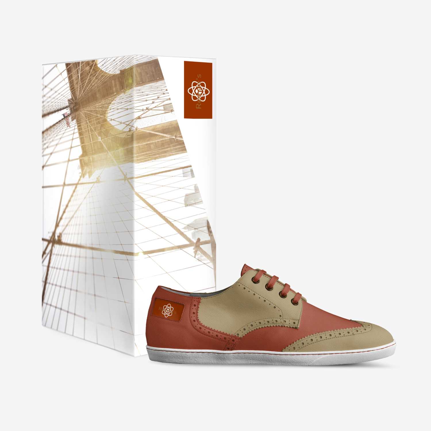 Reesie's custom made in Italy shoes by Deltoria Crutcher | Box view
