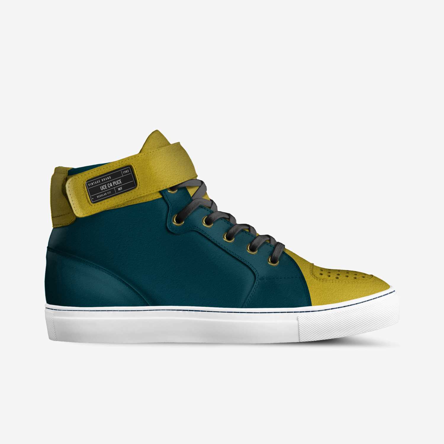 UCE C4 PUCE custom made in Italy shoes by Jordan Iese | Side view