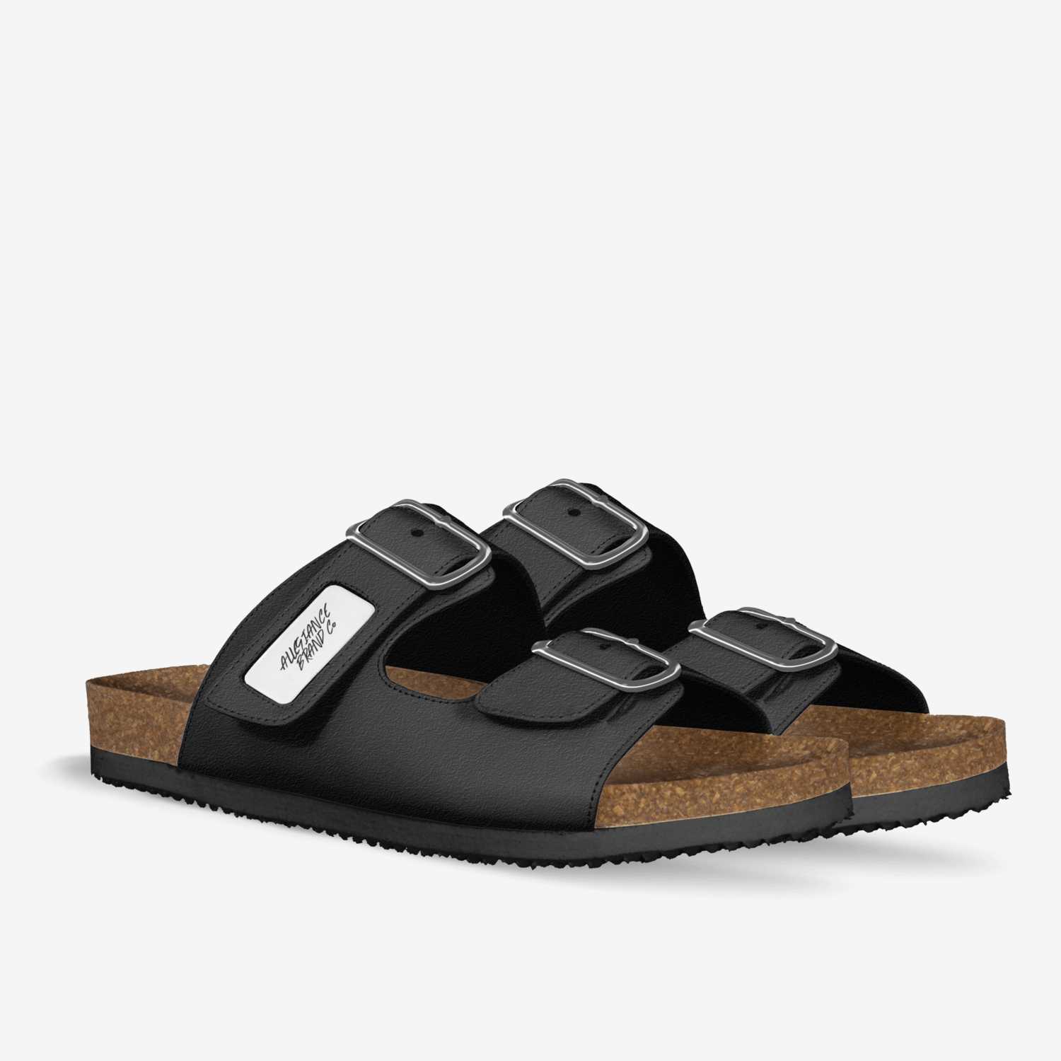 Sandles  custom made in Italy shoes by Tyrone Jordan | Double view