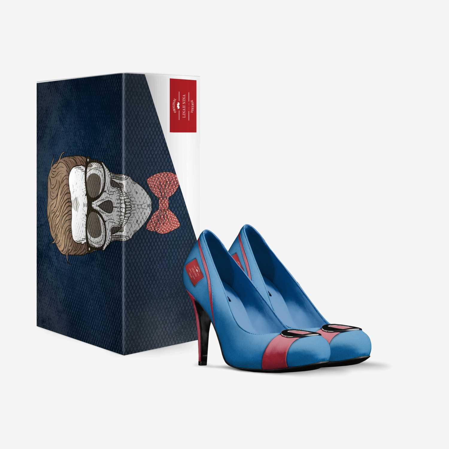 Linah Nina custom made in Italy shoes by Annie Faith Castleberry | Box view