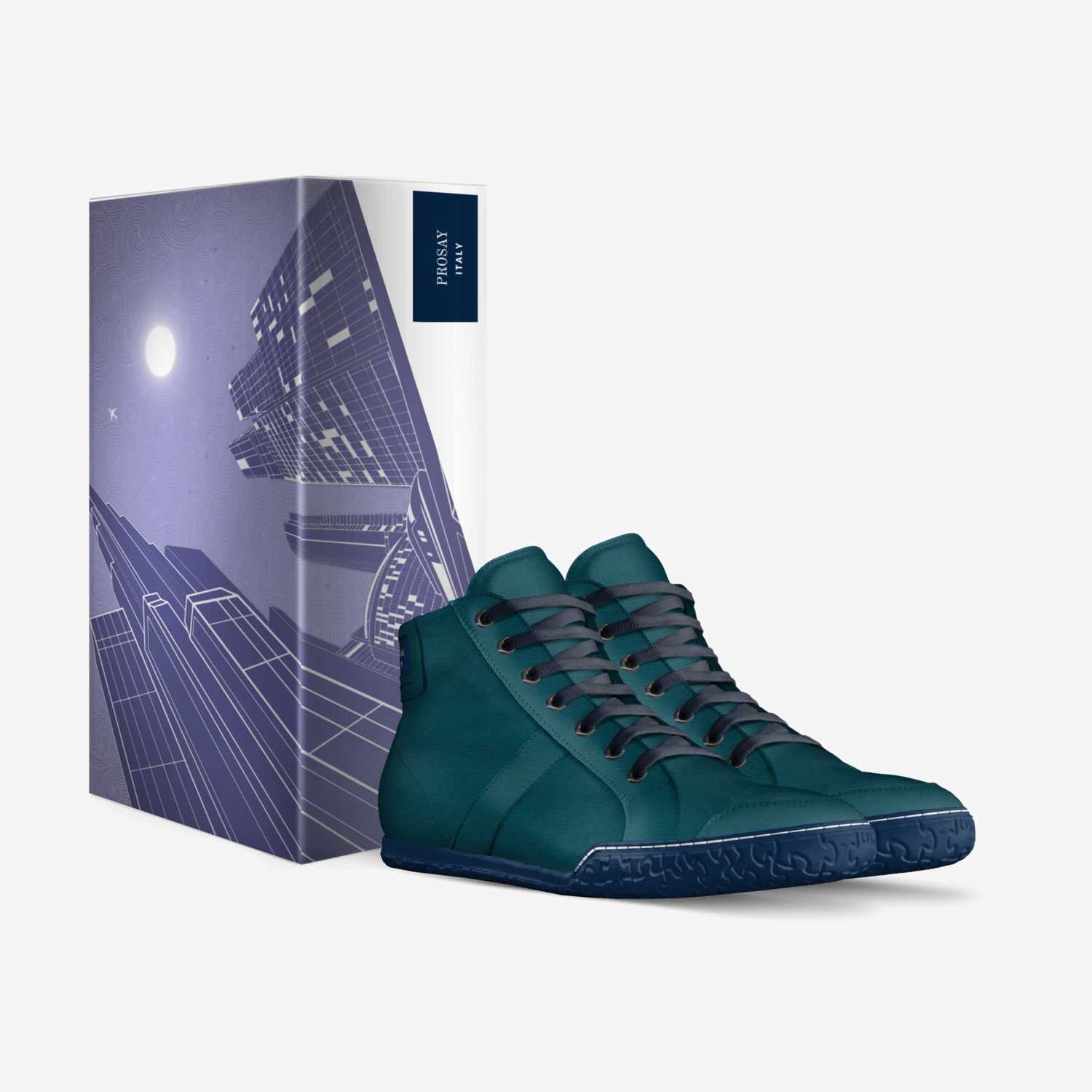 Prosay custom made in Italy shoes by Ty | Box view