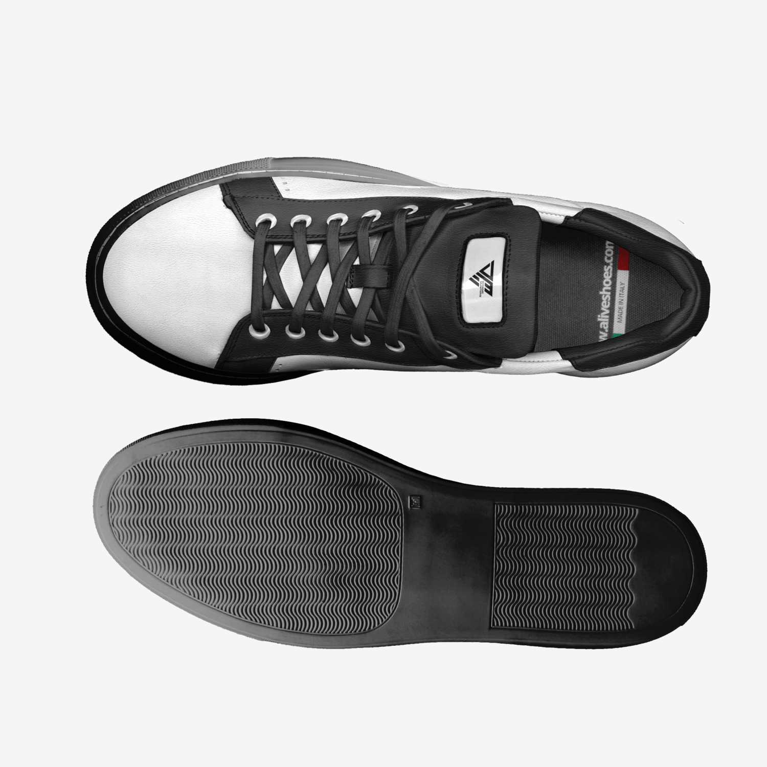 DM Kicks  custom made in Italy shoes by Eric Cowdrey | Top view