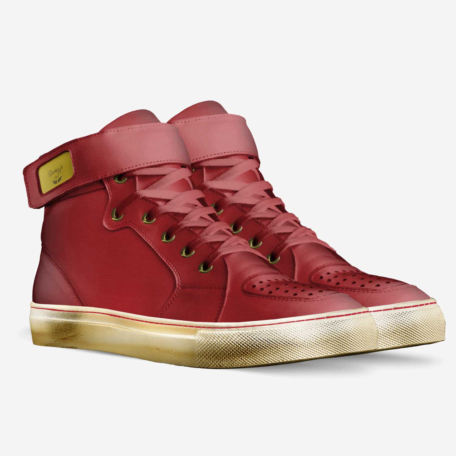 Damaz'je custom made in Italy shoes by Dwayne Northern | Double view