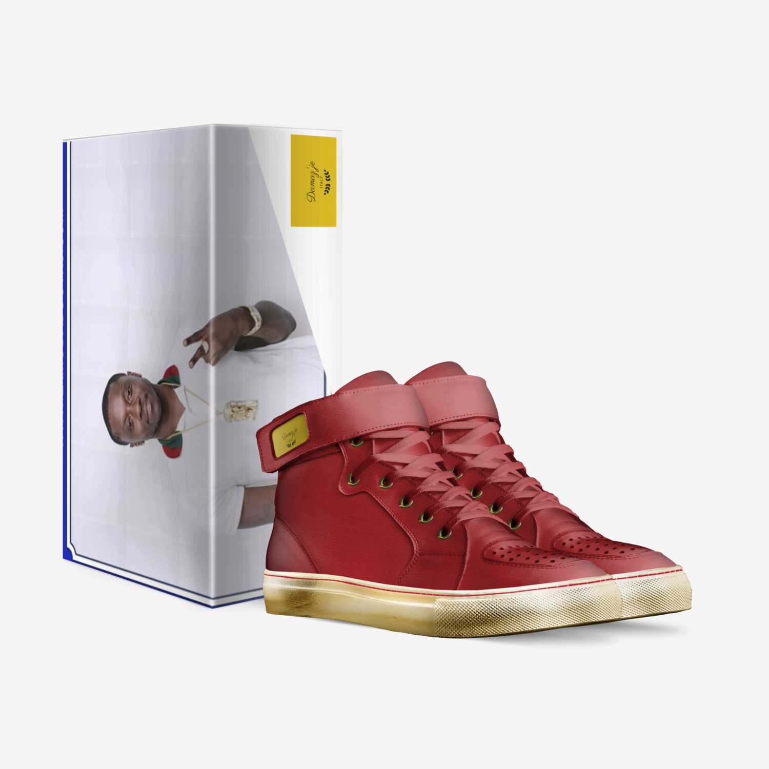 Damaz'je custom made in Italy shoes by Dwayne Northern | Box view