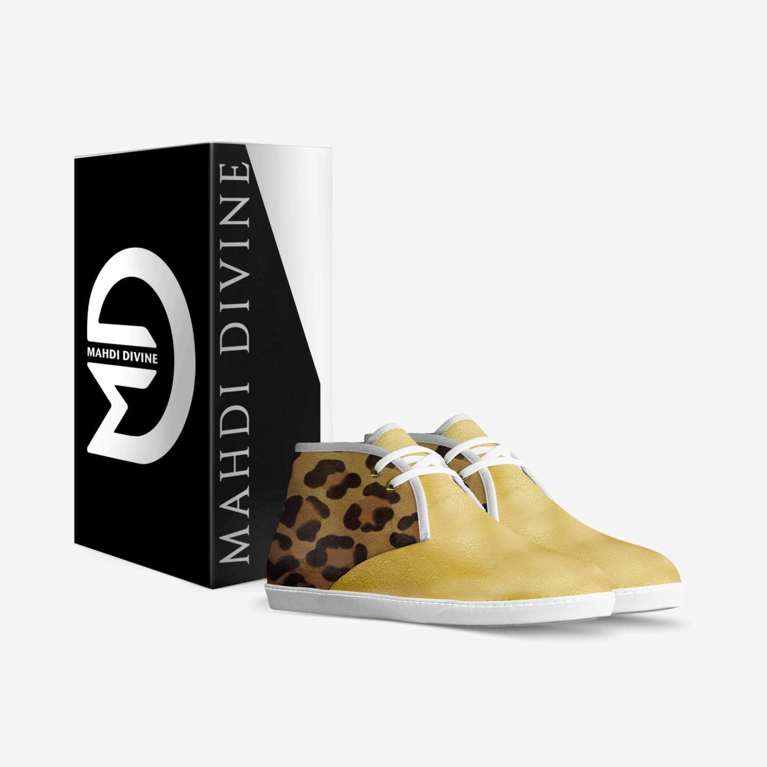 dune sands custom made in Italy shoes by Mahdi Divine | Box view