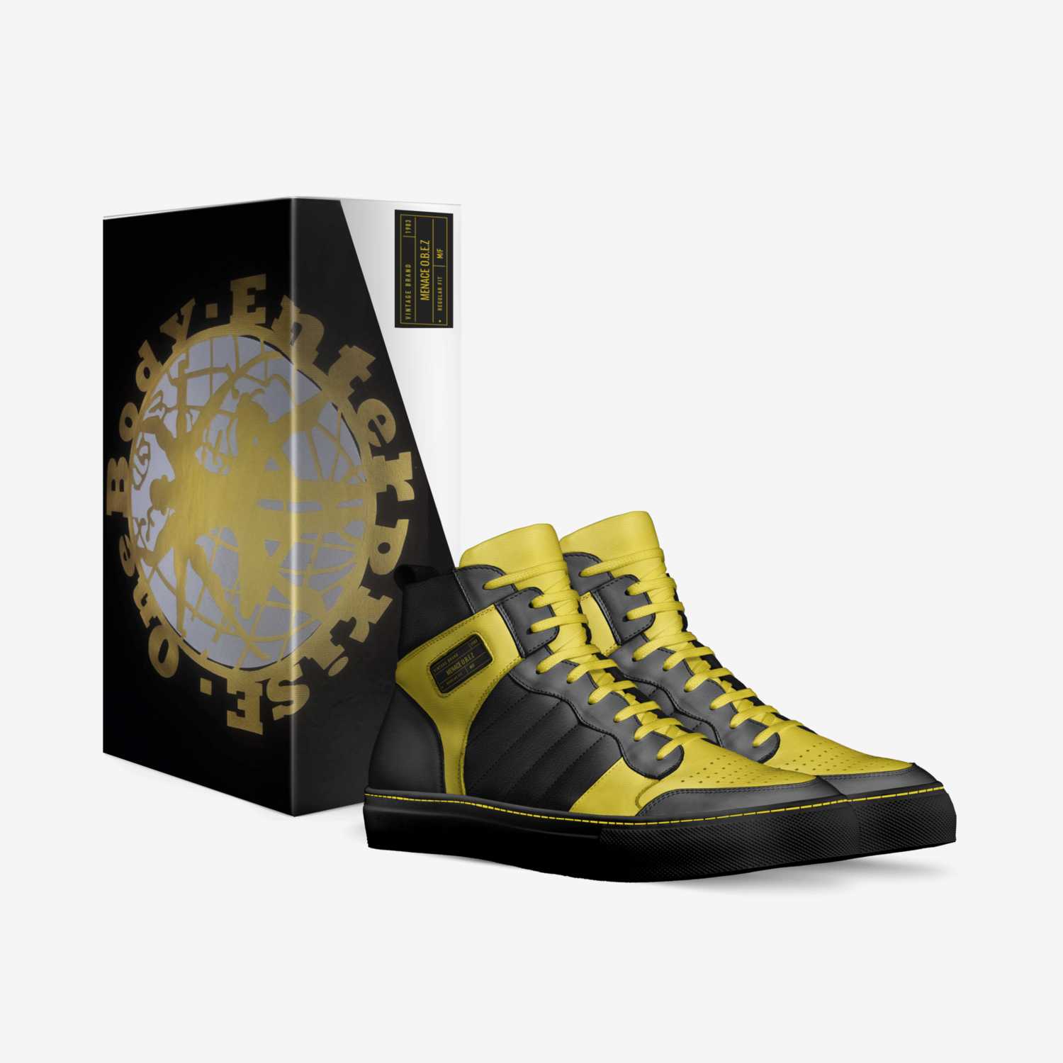 Menaceobez  custom made in Italy shoes by Keith Farrow | Box view