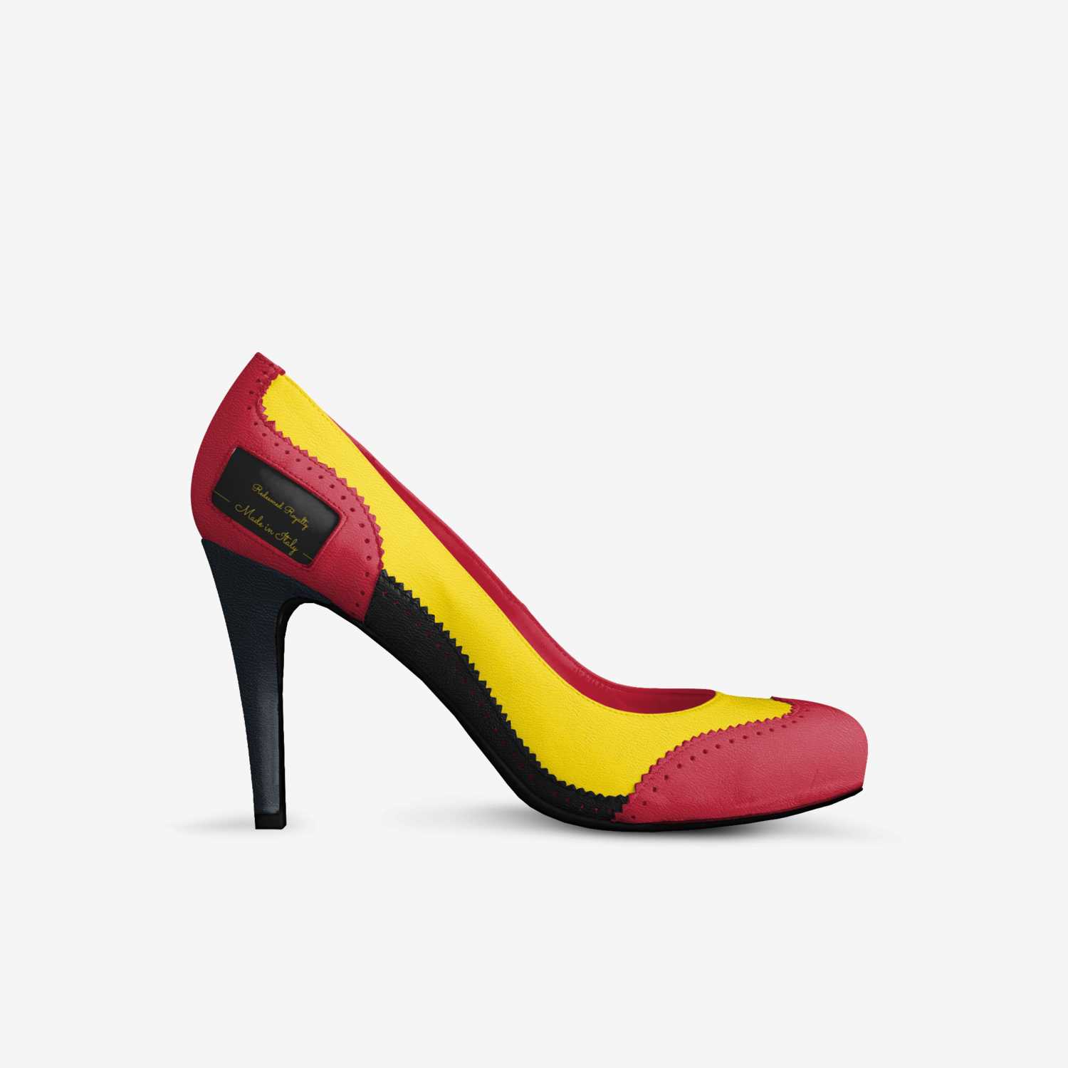 Redeemed custom made in Italy shoes by Davon Nelson | Side view