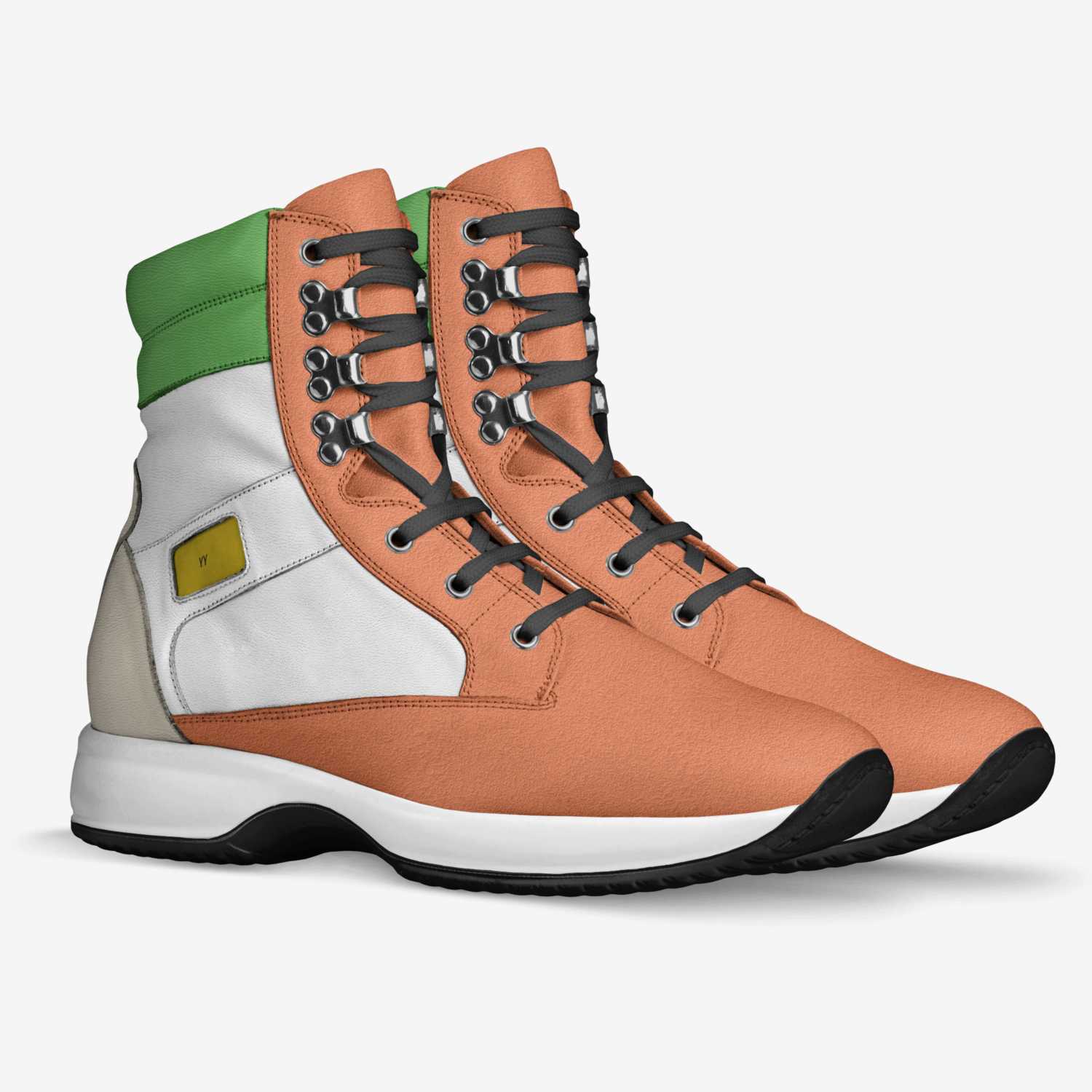 Yy custom made in Italy shoes by Johnathan Pres | Double view