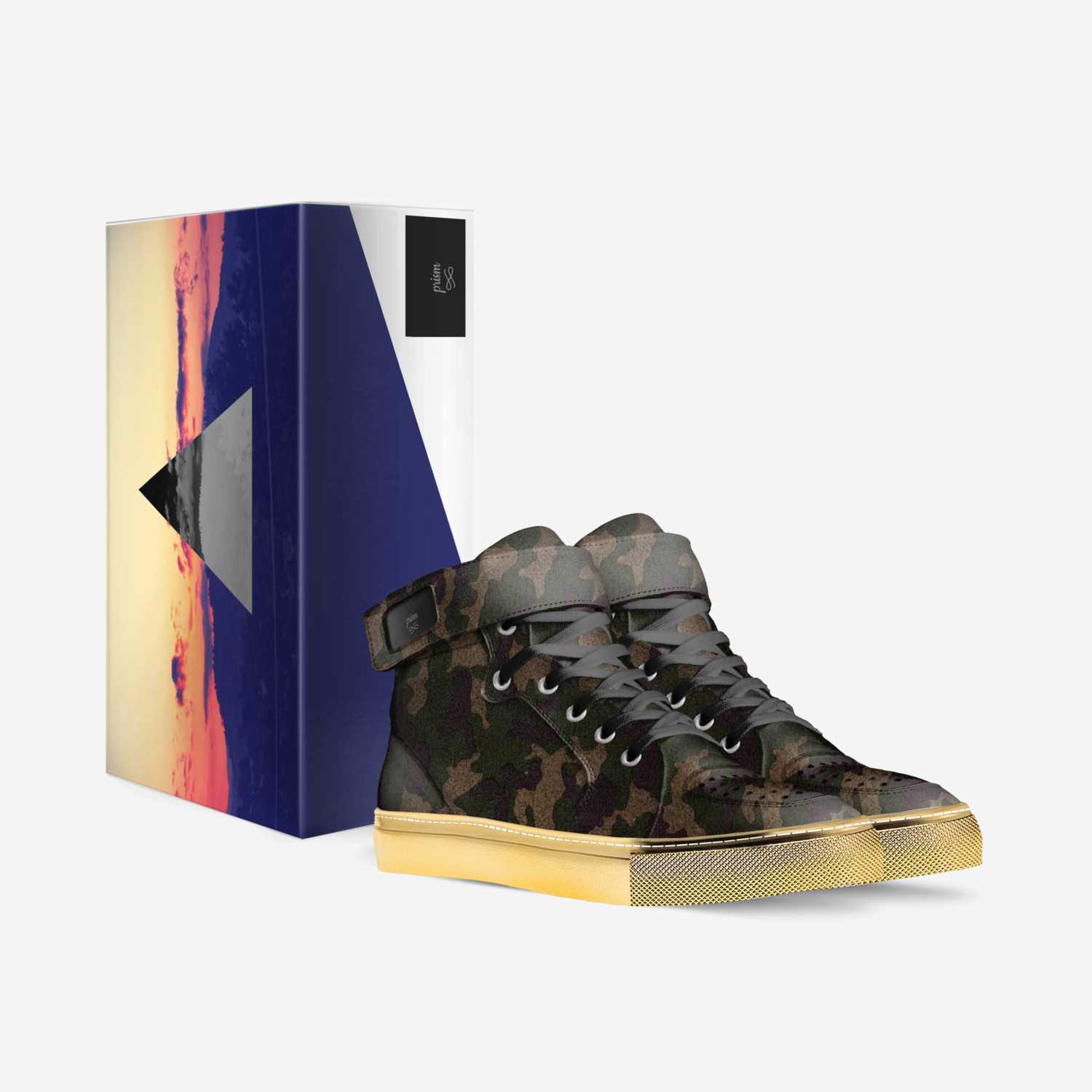prism custom made in Italy shoes by Georgios James And Yianni | Box view