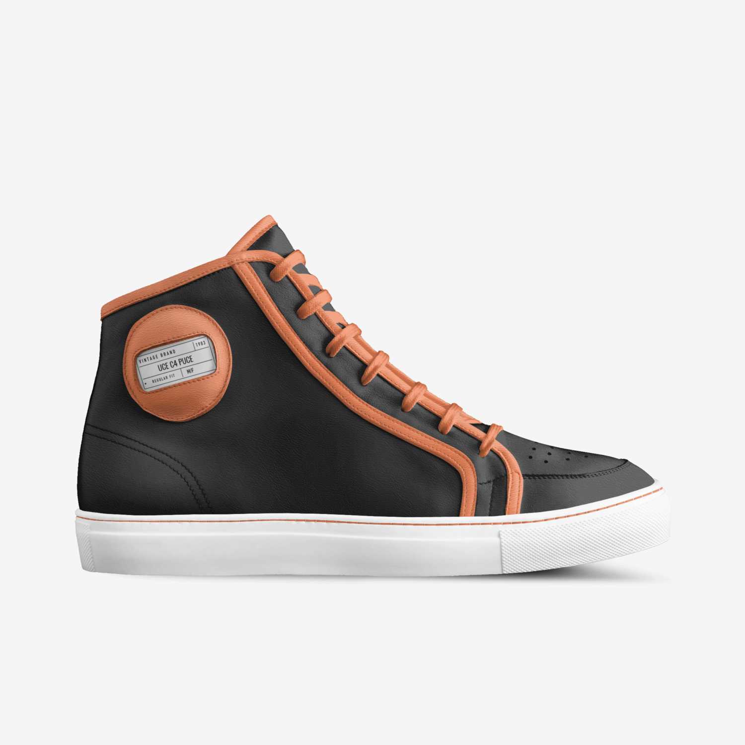 UCE C4 PUCE custom made in Italy shoes by Jordan Iese | Side view