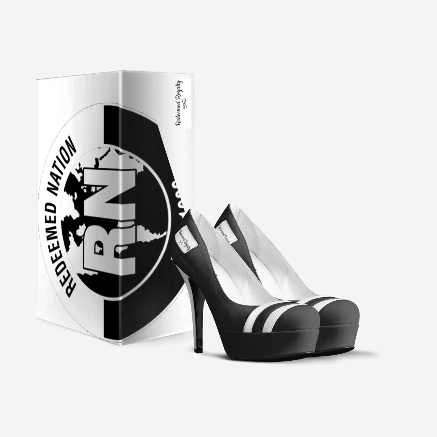 Redeemed Royalty custom made in Italy shoes by Davon Nelson | Box view